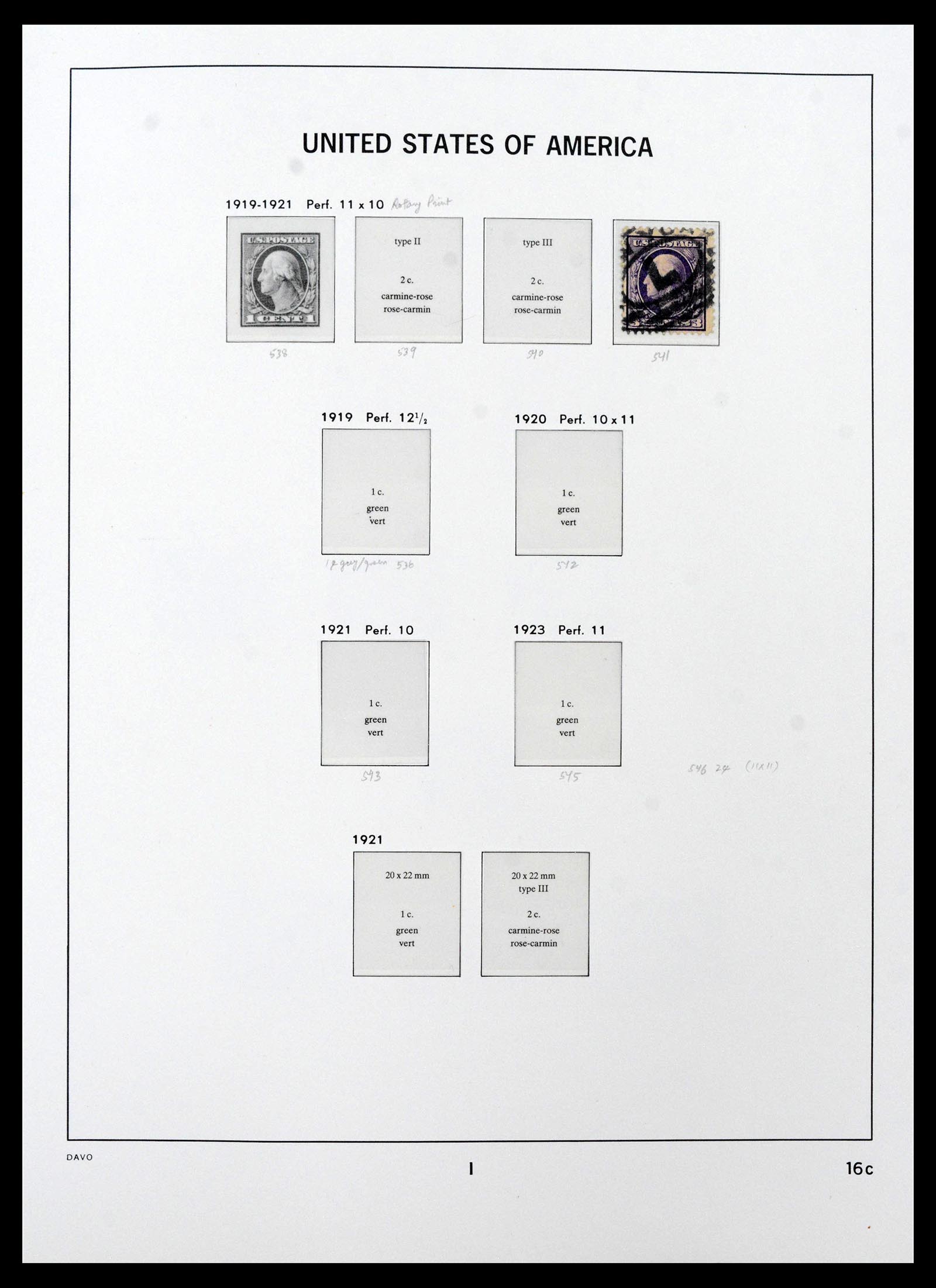 39443 0021 - Postzegelverzameling 39443 USA 1851-1976.