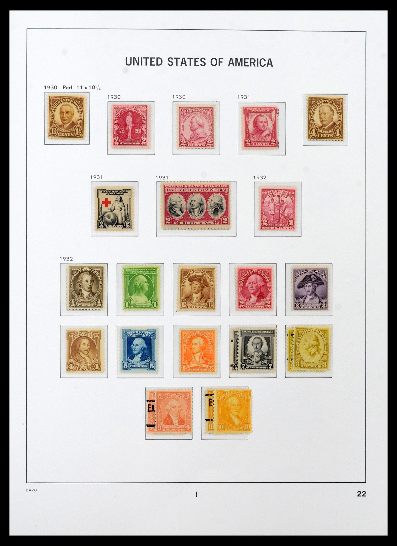 39443 0029 - Postzegelverzameling 39443 USA 1851-1976.