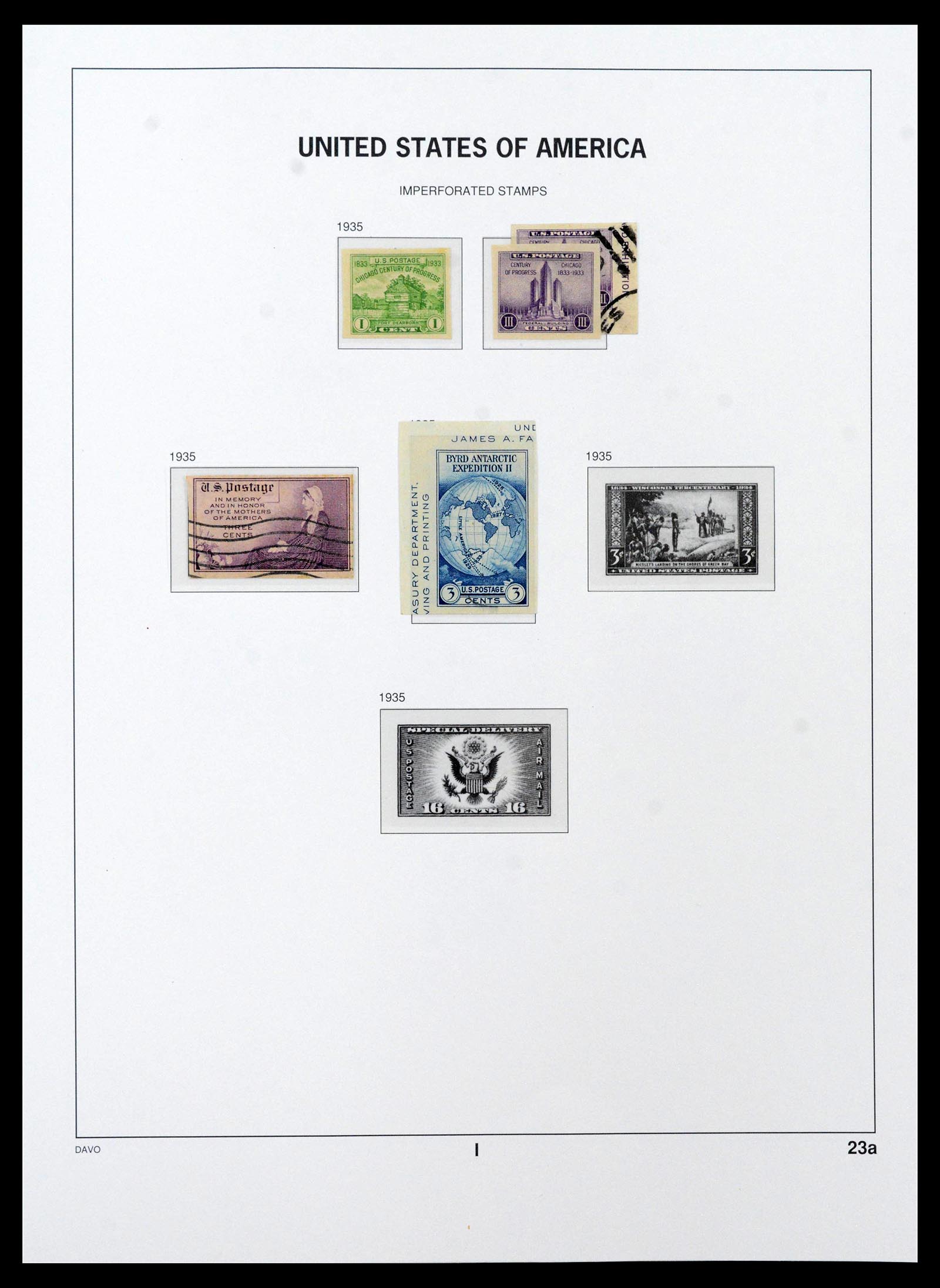39443 0031 - Postzegelverzameling 39443 USA 1851-1976.