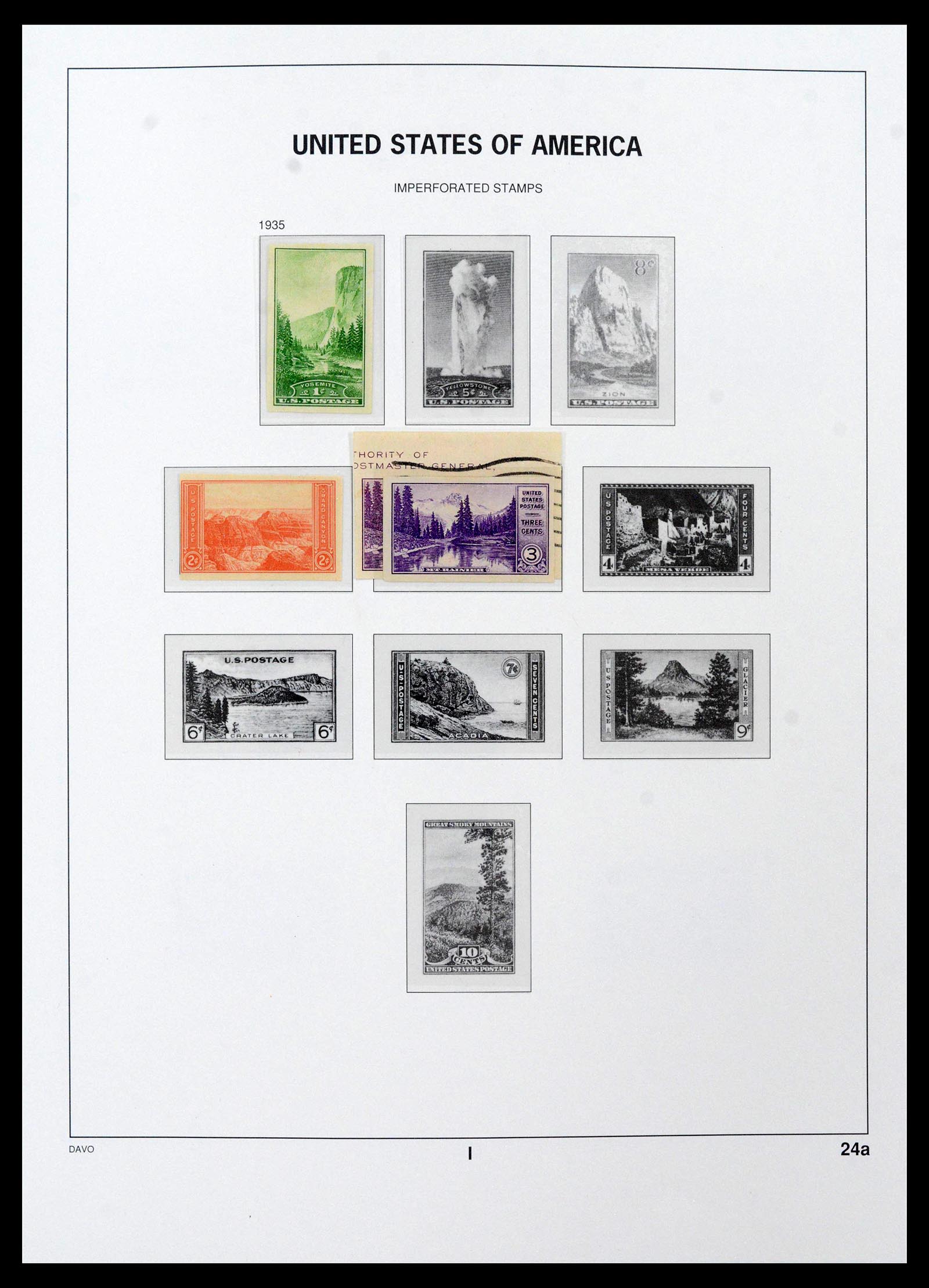 39443 0033 - Postzegelverzameling 39443 USA 1851-1976.