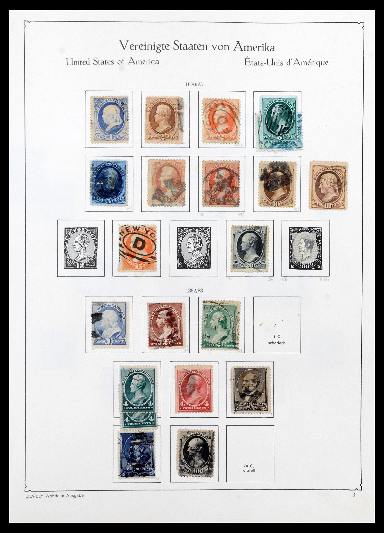 39444 0002 - Stamp collection 39444 USA 1861-2008.