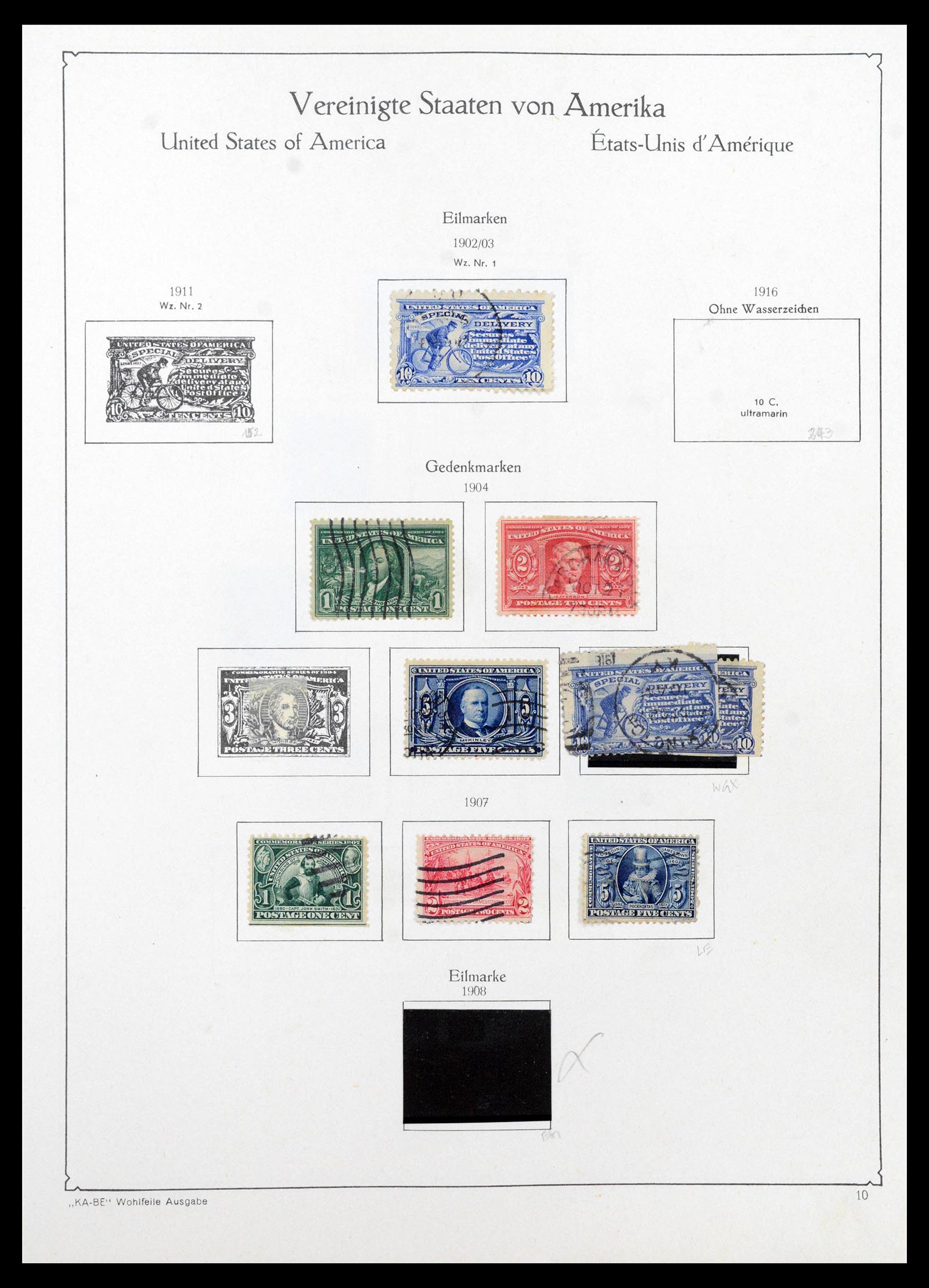 39444 0009 - Stamp collection 39444 USA 1861-2008.