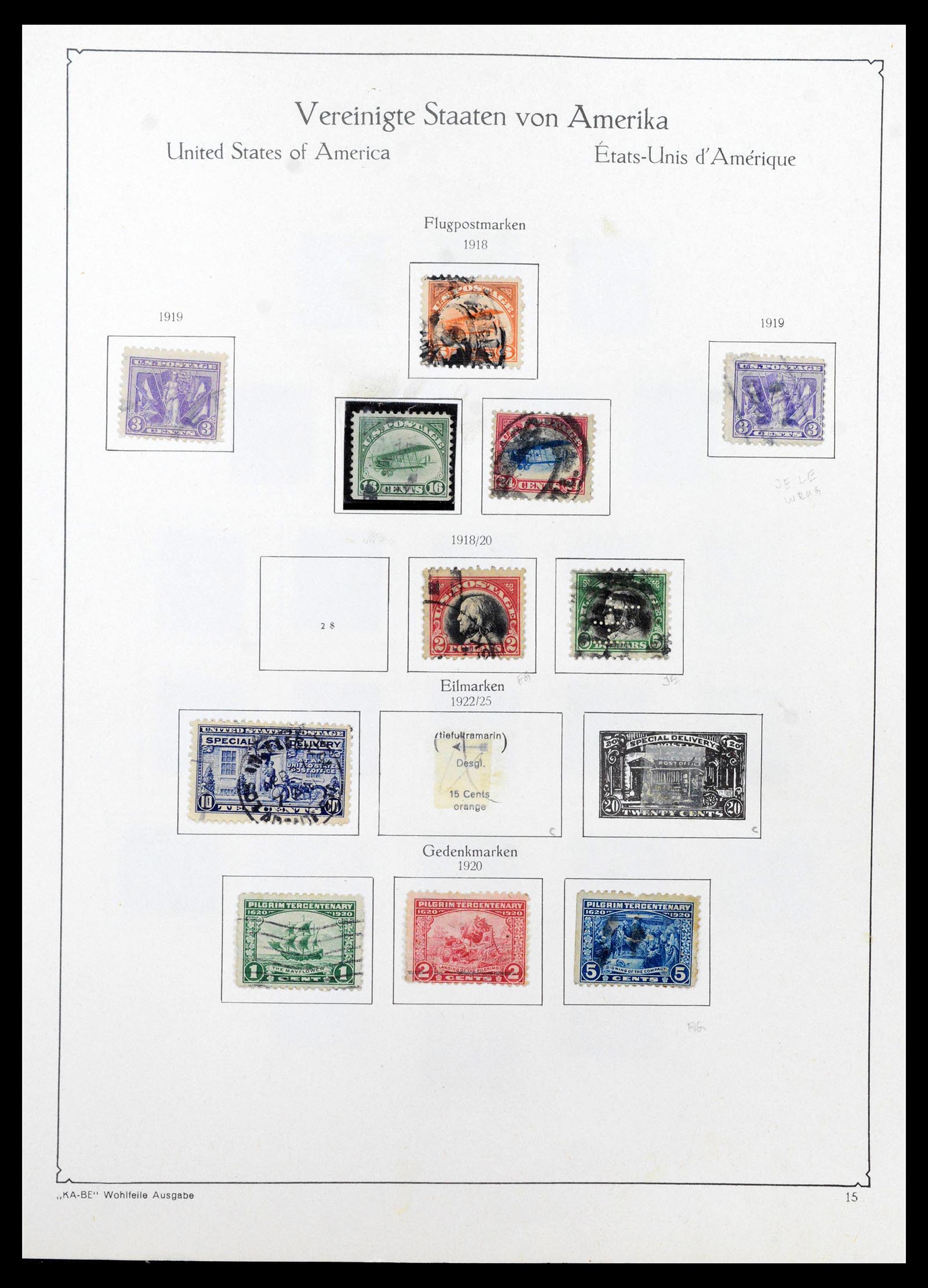 39444 0014 - Stamp collection 39444 USA 1861-2008.
