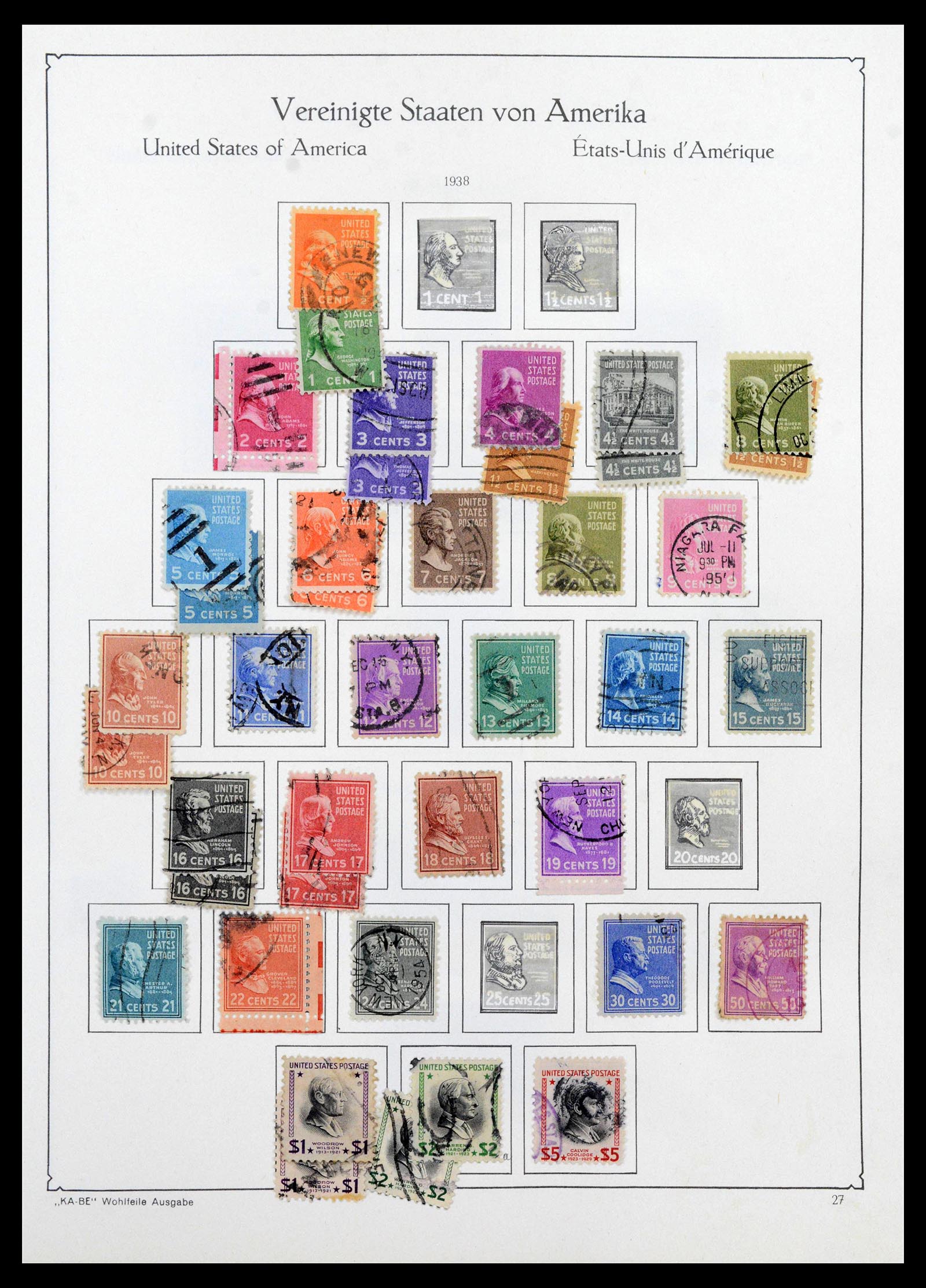 39444 0032 - Stamp collection 39444 USA 1861-2008.