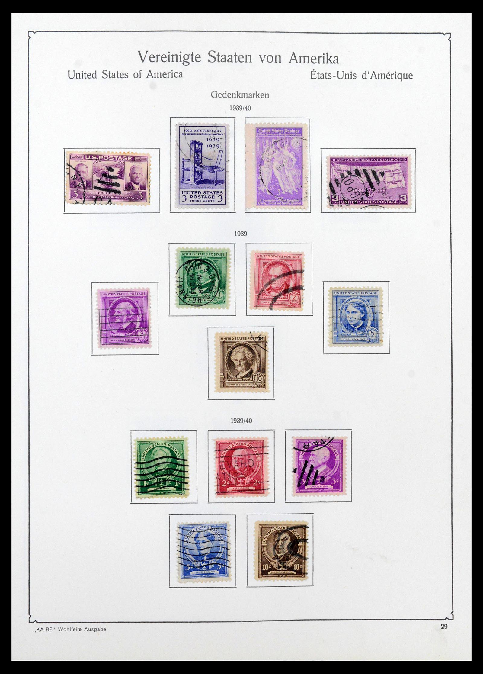 39444 0034 - Stamp collection 39444 USA 1861-2008.