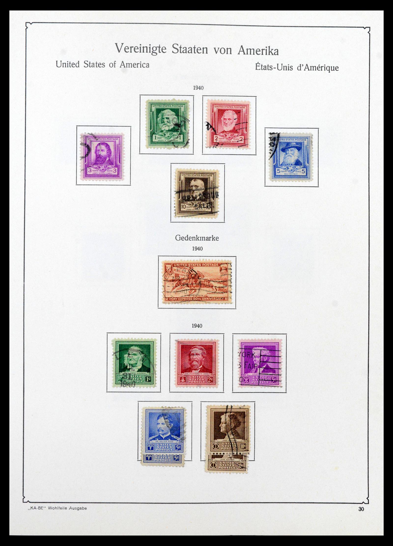 39444 0035 - Stamp collection 39444 USA 1861-2008.