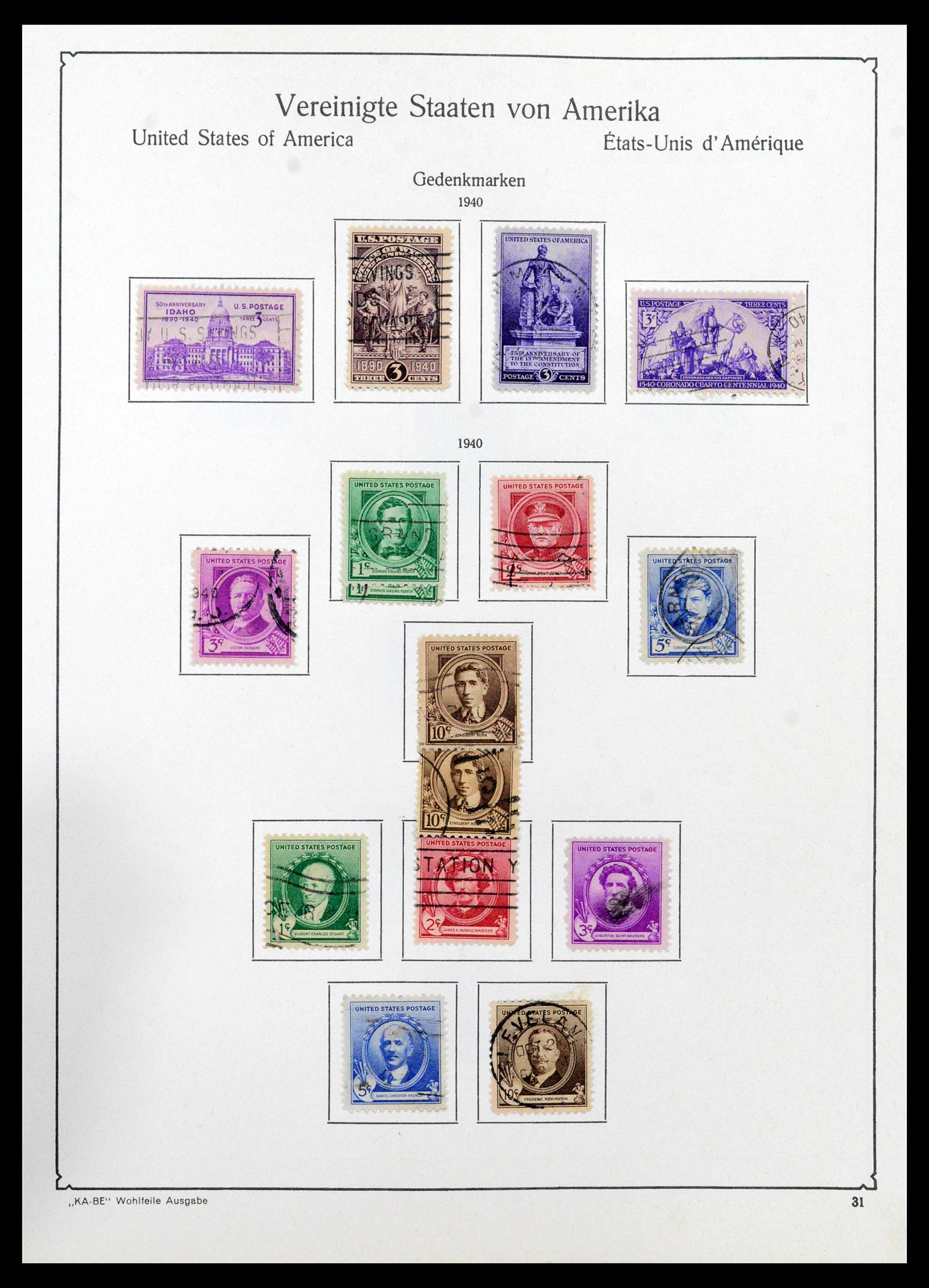 39444 0036 - Stamp collection 39444 USA 1861-2008.