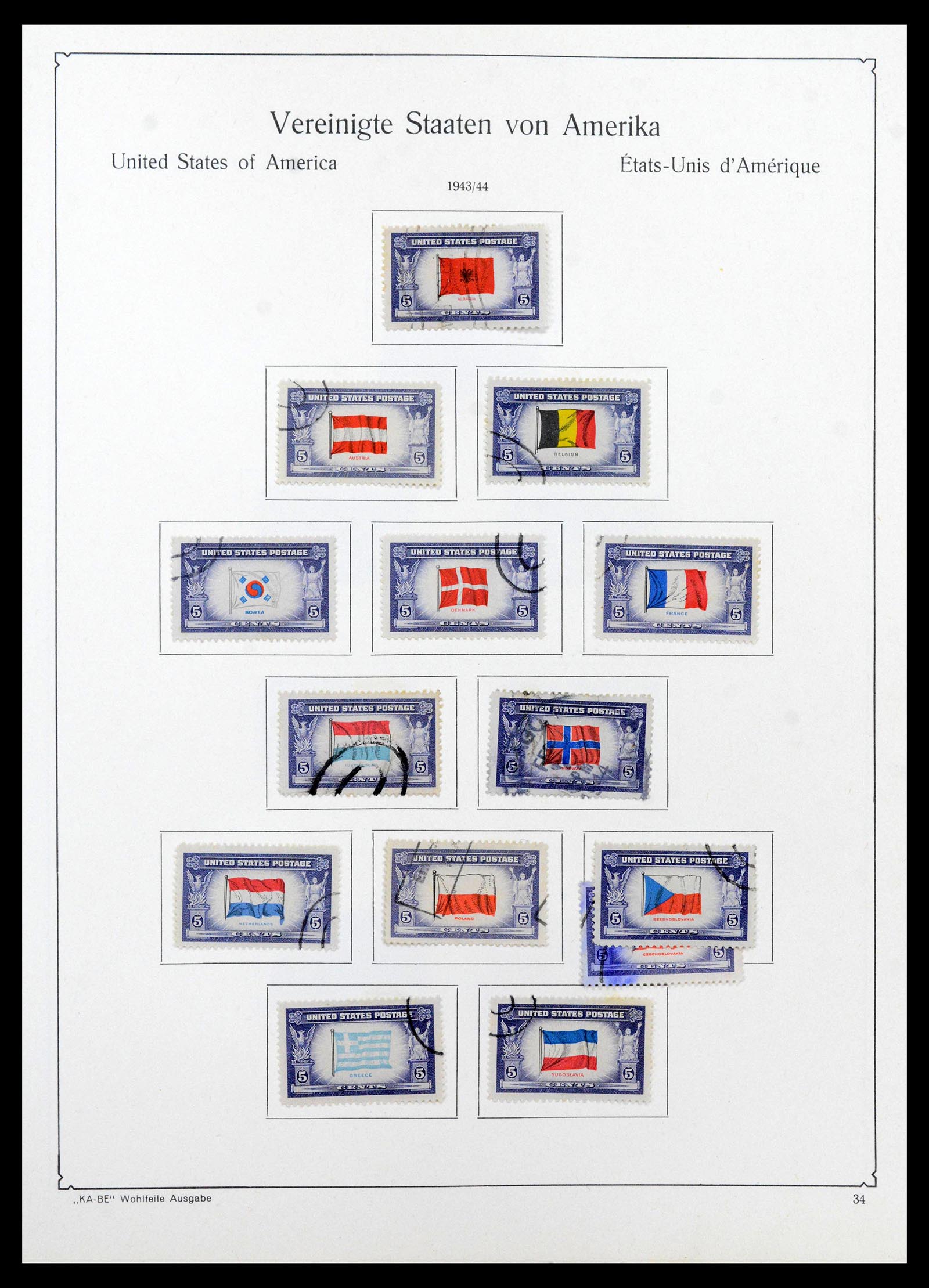 39444 0039 - Stamp collection 39444 USA 1861-2008.