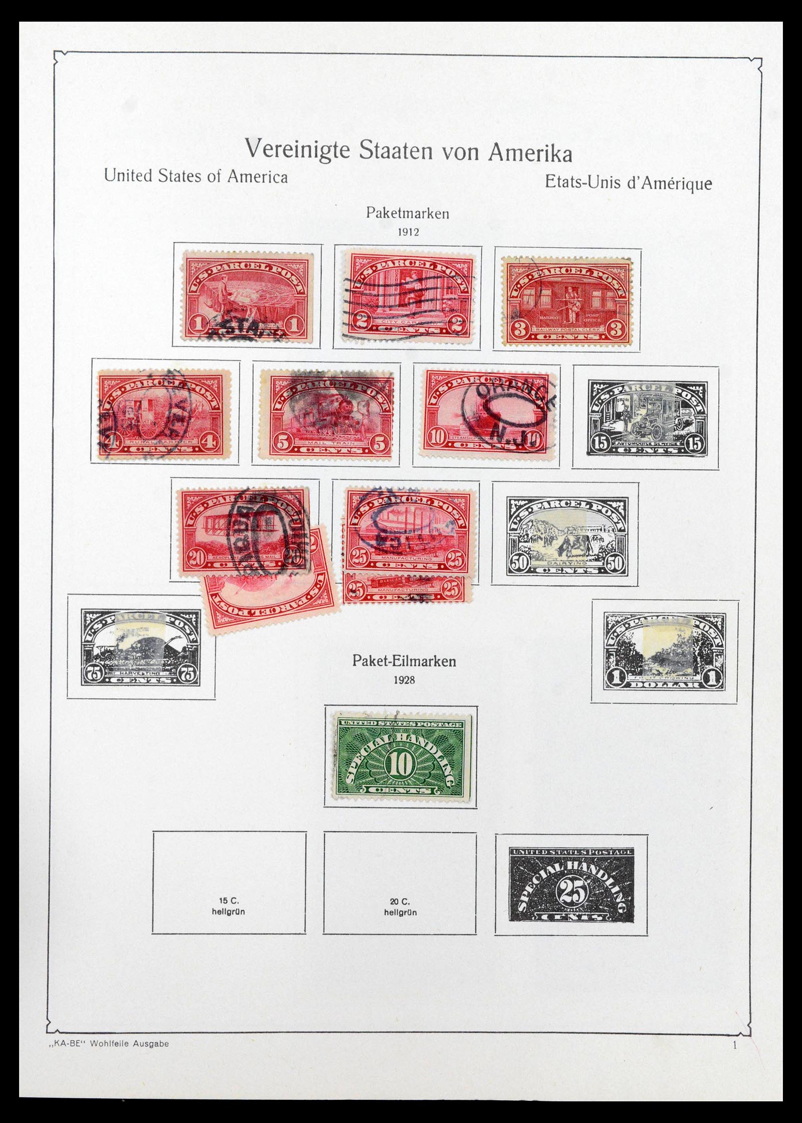 39444 0041 - Postzegelverzameling 39444 USA 1861-2008.