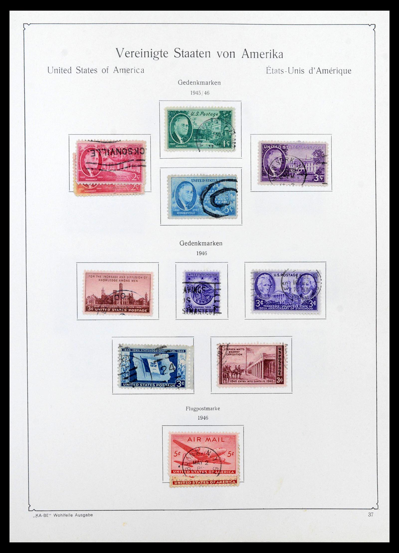 39444 0046 - Postzegelverzameling 39444 USA 1861-2008.