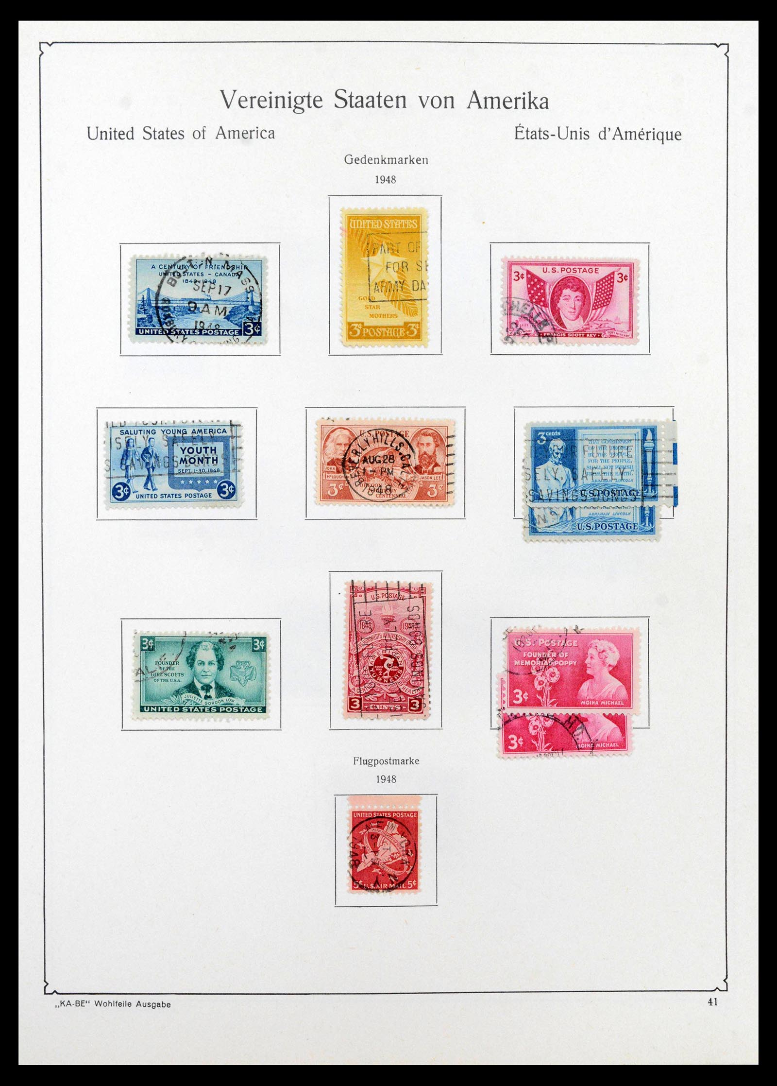 39444 0051 - Stamp collection 39444 USA 1861-2008.