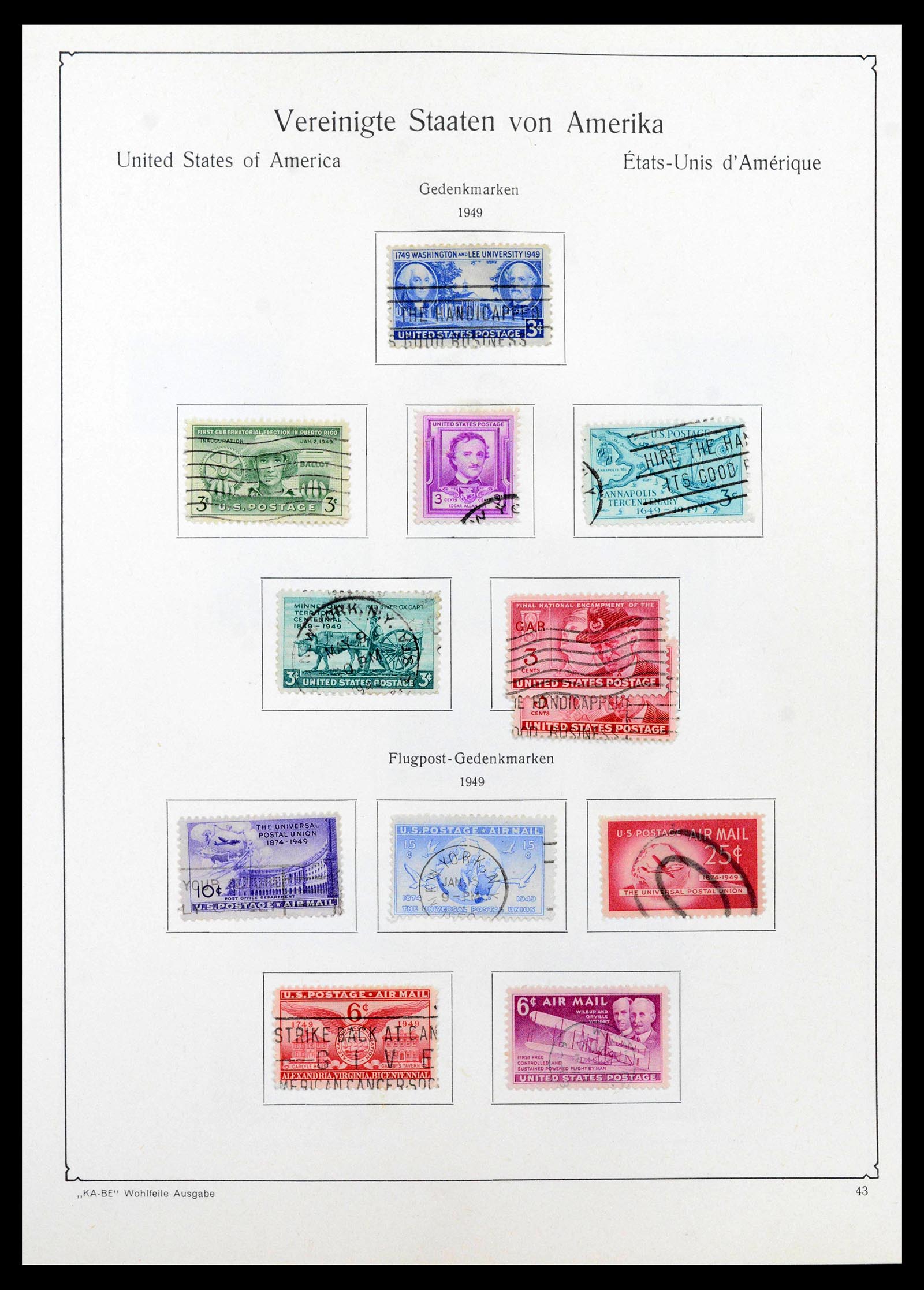 39444 0053 - Postzegelverzameling 39444 USA 1861-2008.