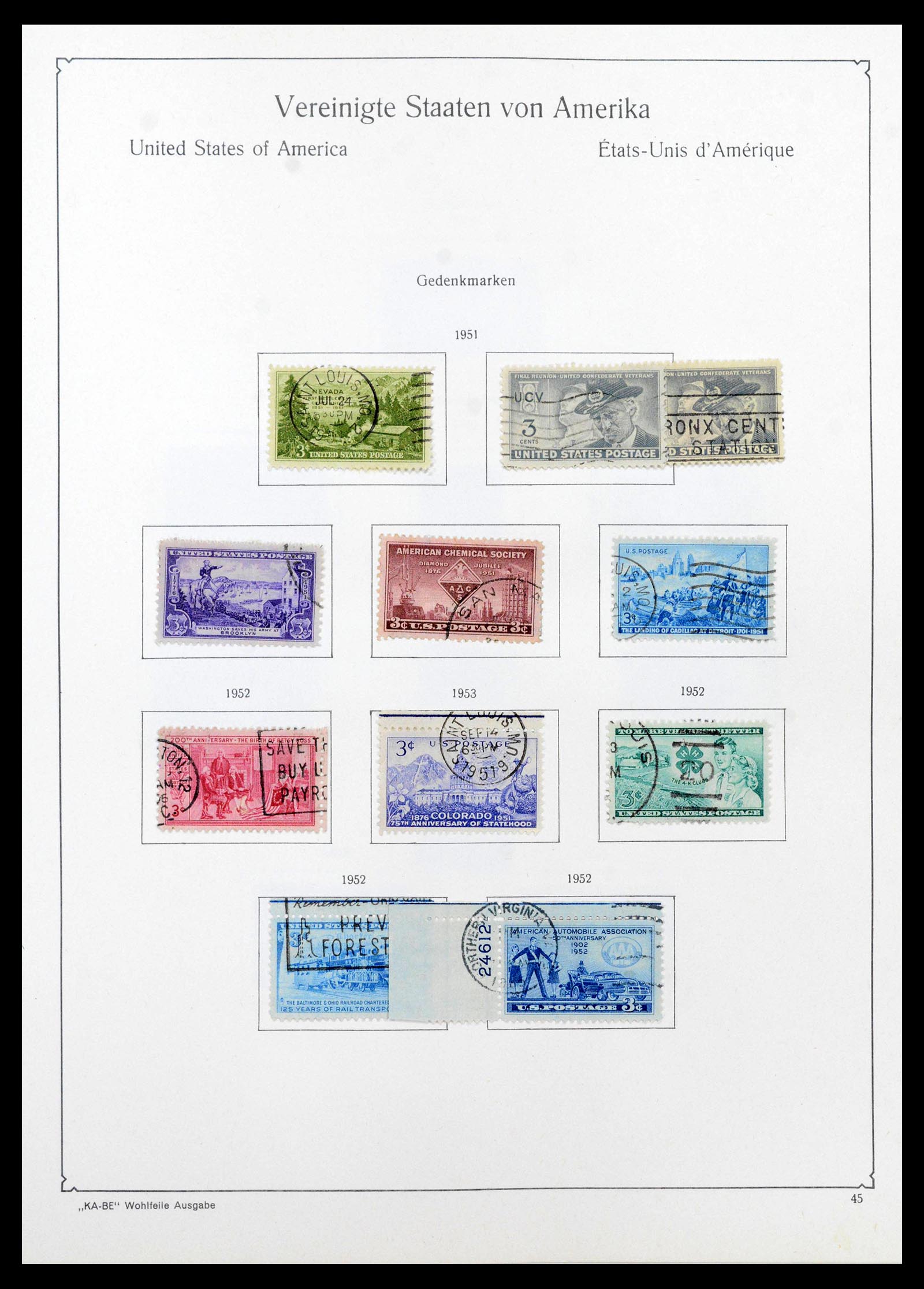 39444 0055 - Stamp collection 39444 USA 1861-2008.