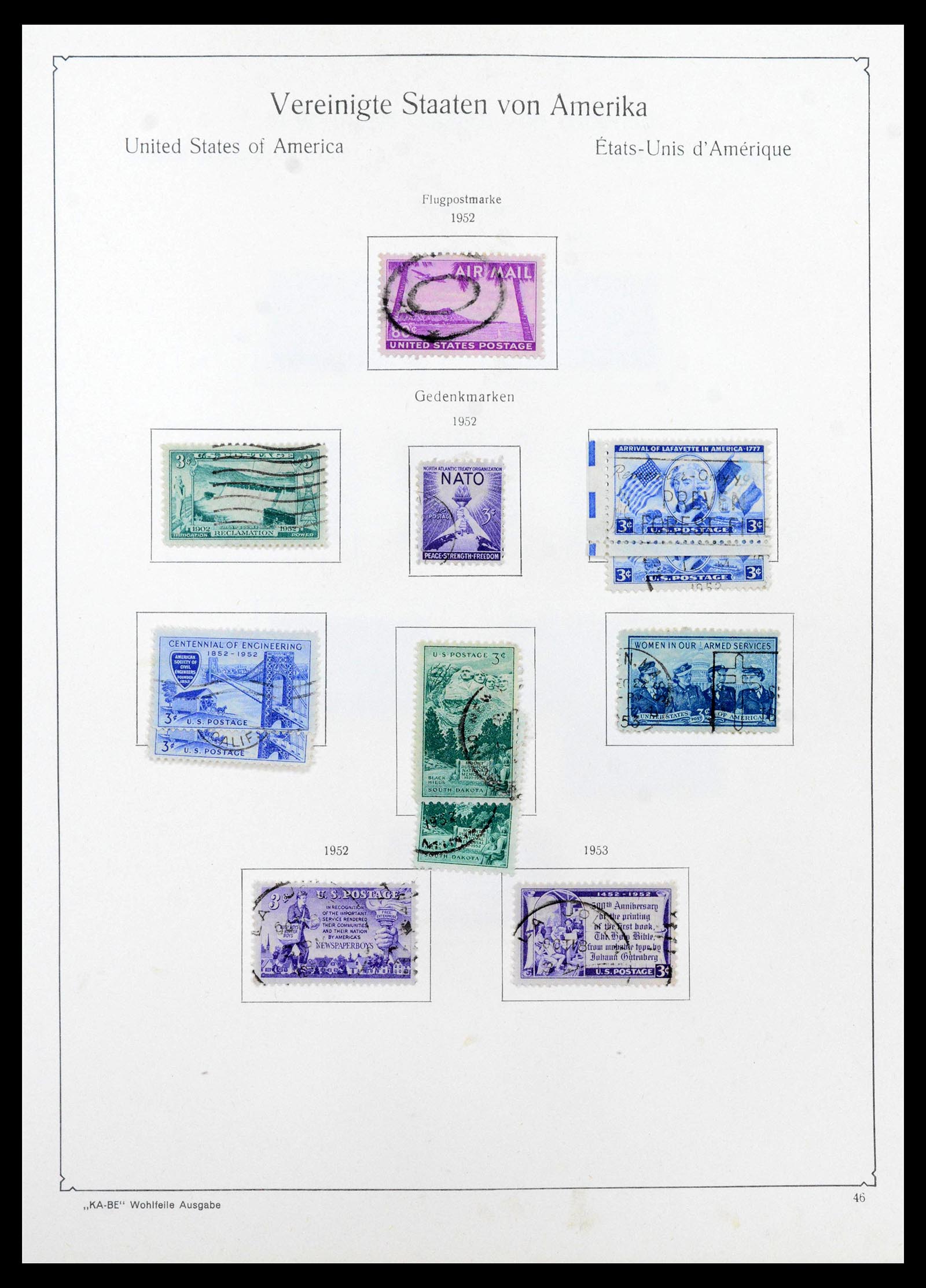 39444 0056 - Postzegelverzameling 39444 USA 1861-2008.