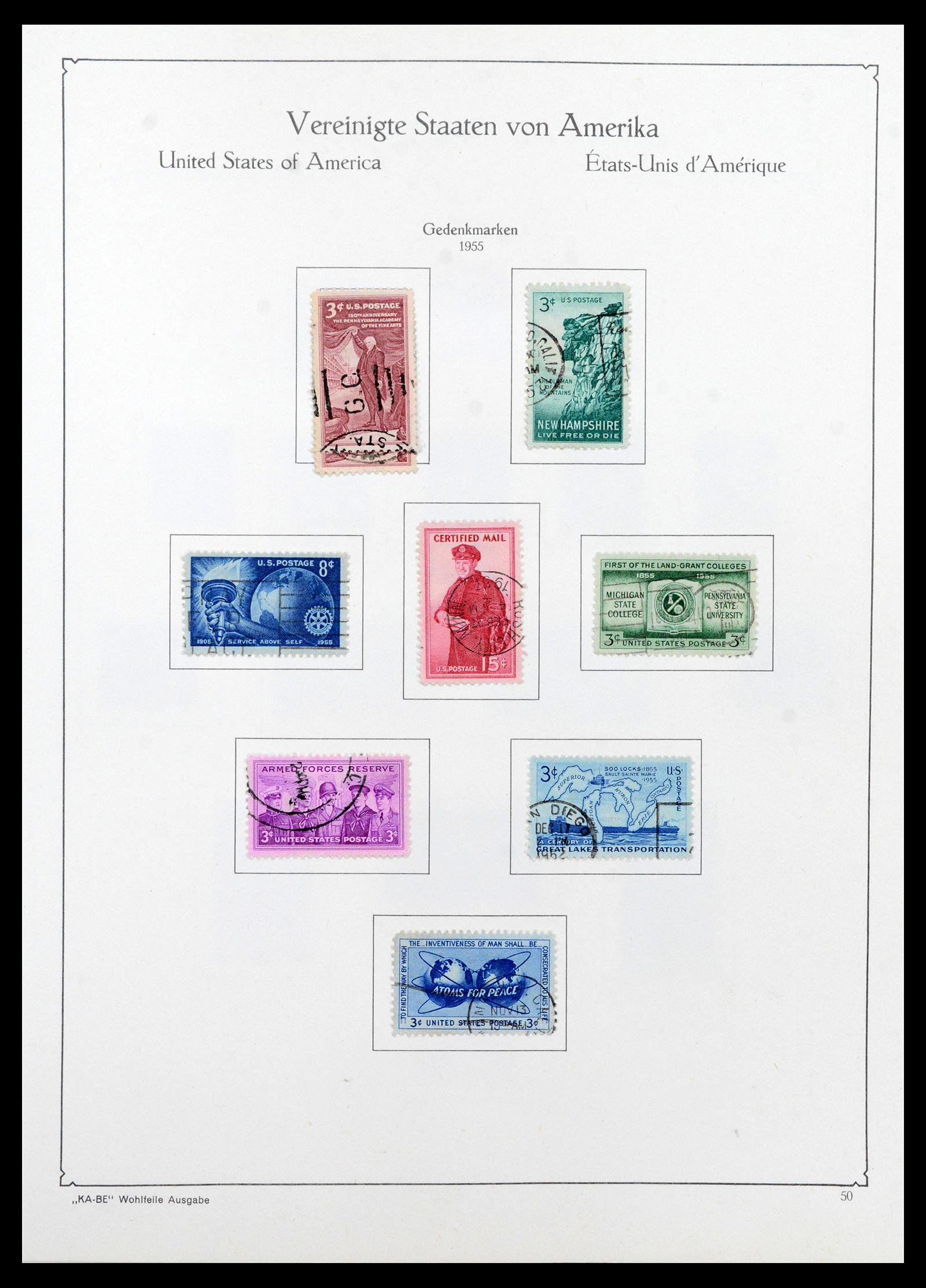 39444 0060 - Postzegelverzameling 39444 USA 1861-2008.