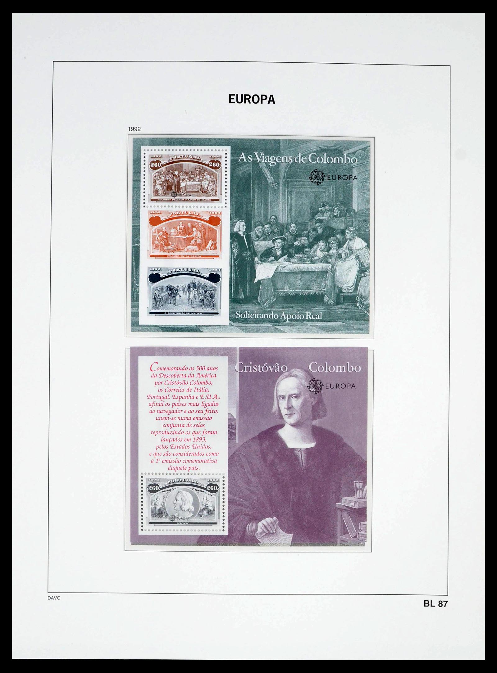39448 0281 - Postzegelverzameling 39448 Europa CEPT 1957-1994.
