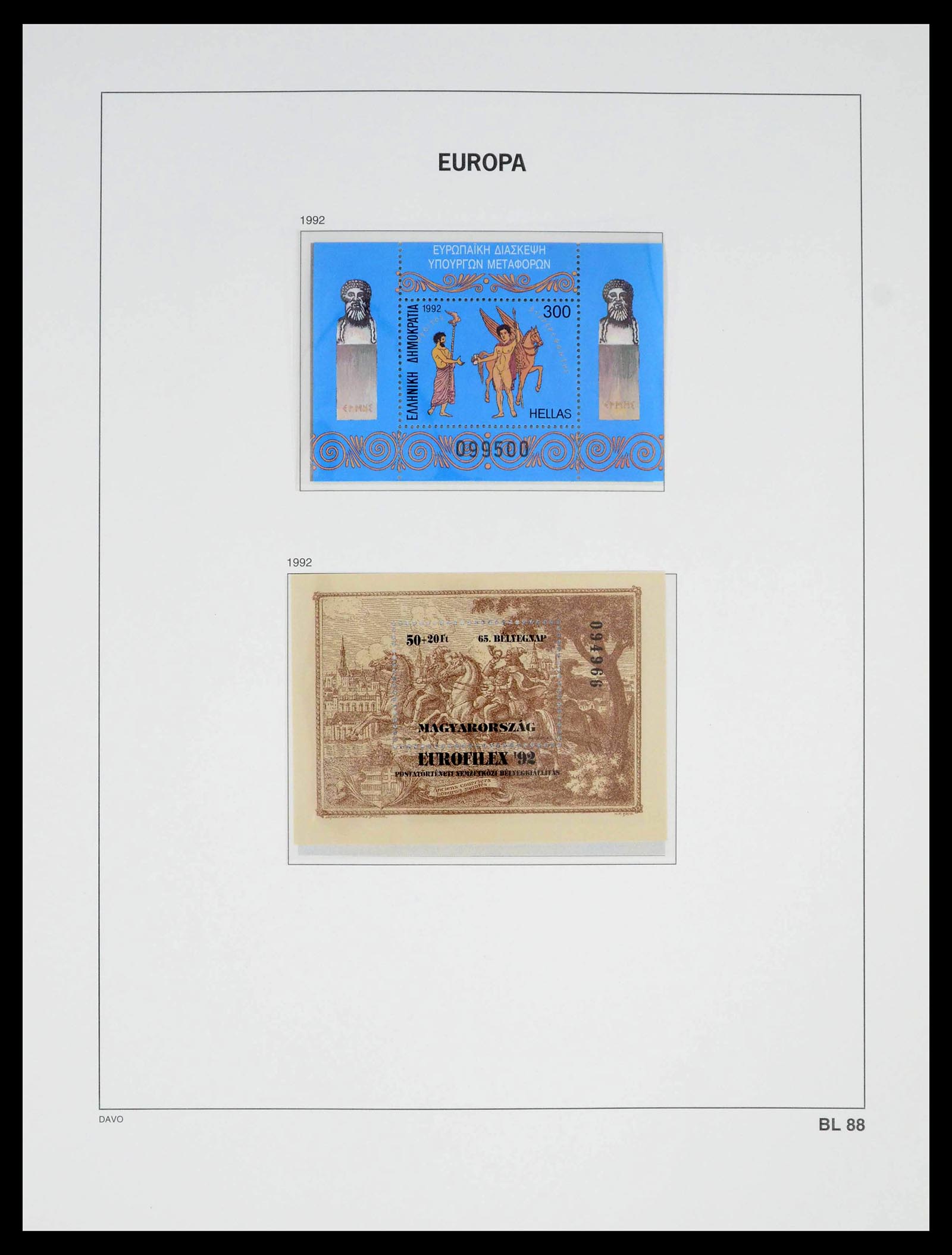 39448 0282 - Postzegelverzameling 39448 Europa CEPT 1957-1994.