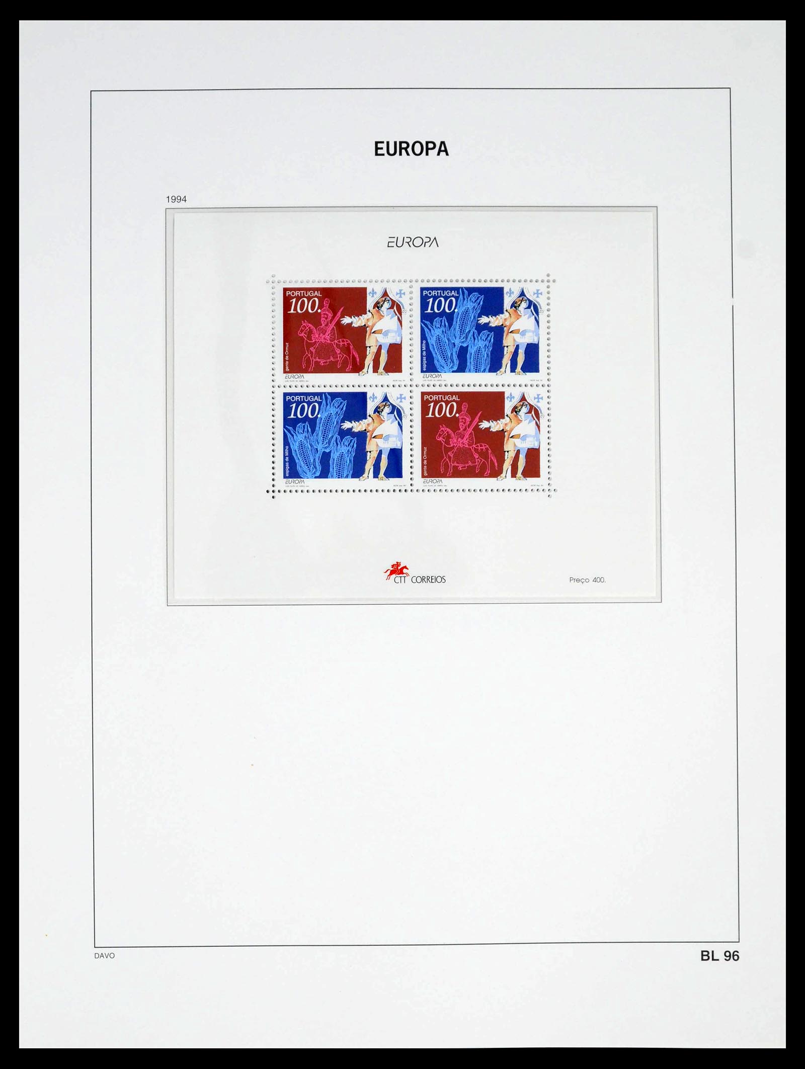 39448 0290 - Postzegelverzameling 39448 Europa CEPT 1957-1994.