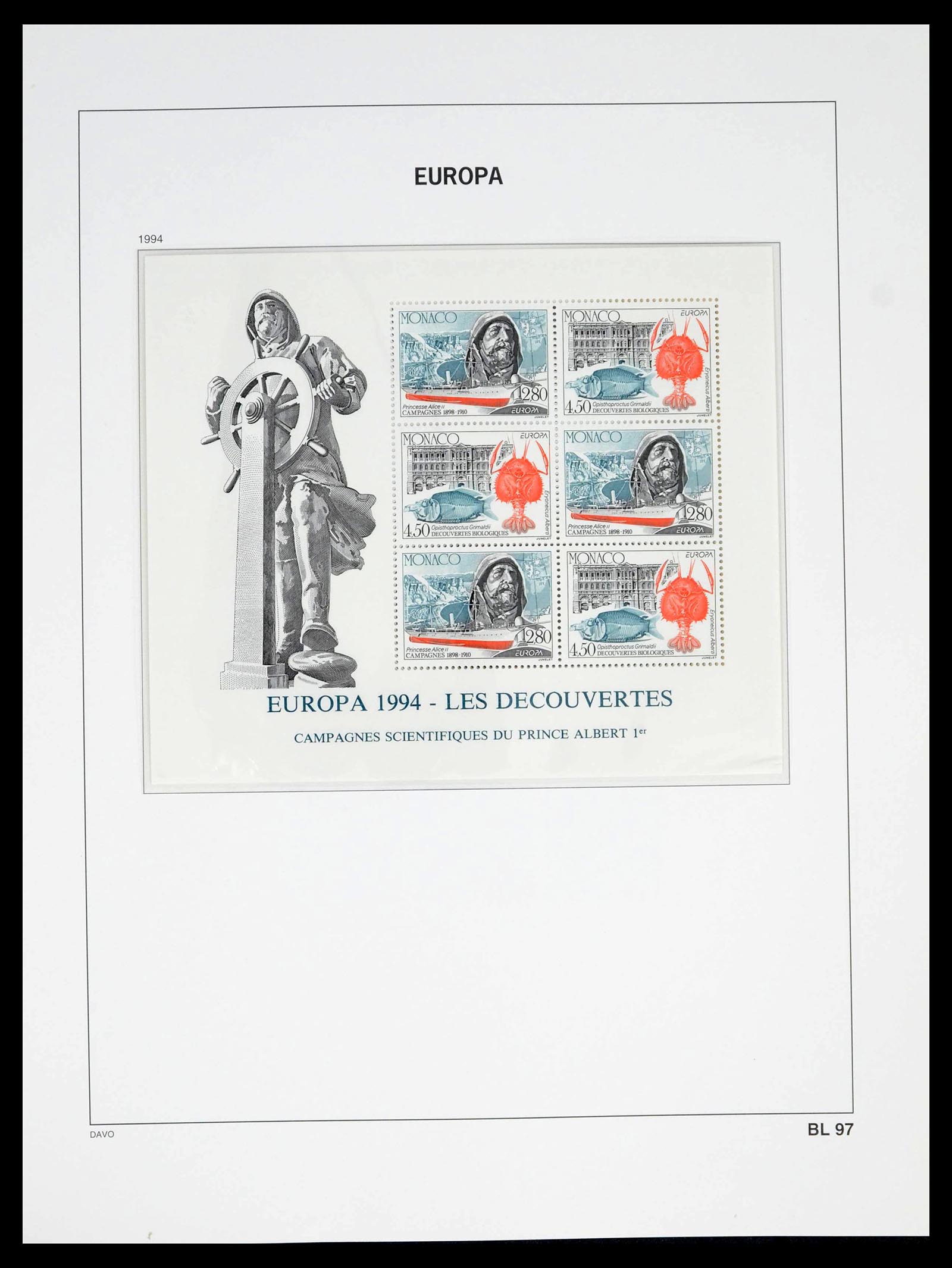39448 0291 - Postzegelverzameling 39448 Europa CEPT 1957-1994.