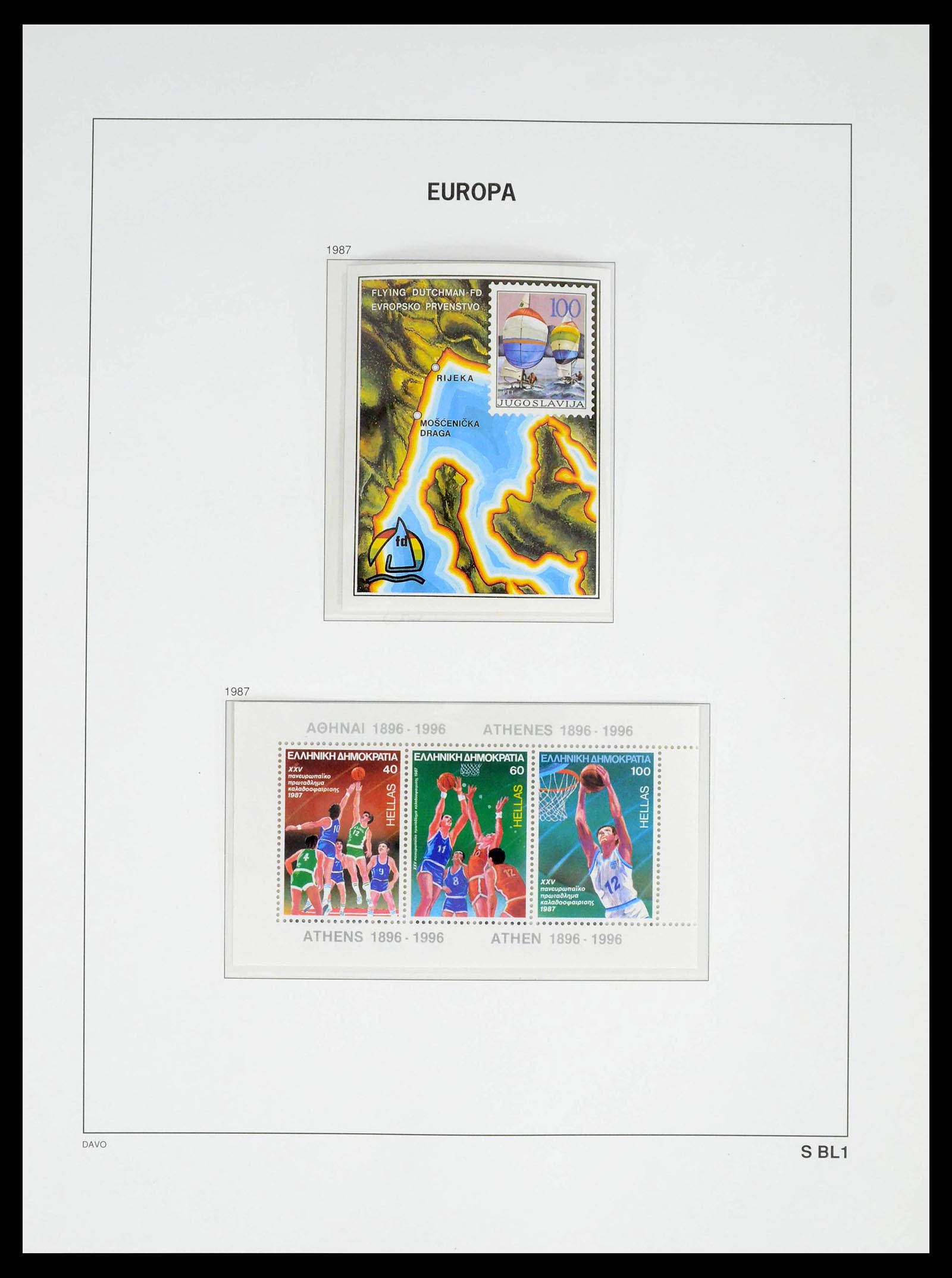 39448 0292 - Postzegelverzameling 39448 Europa CEPT 1957-1994.