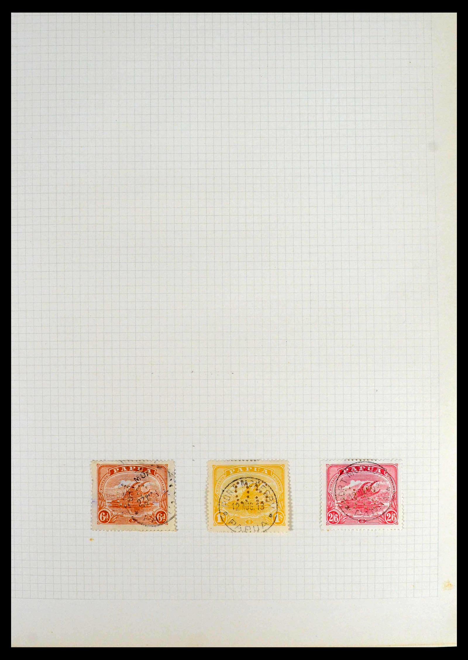 39452 0007 - Postzegelverzameling 39452 Papua & NW Pacific 1900-1935.
