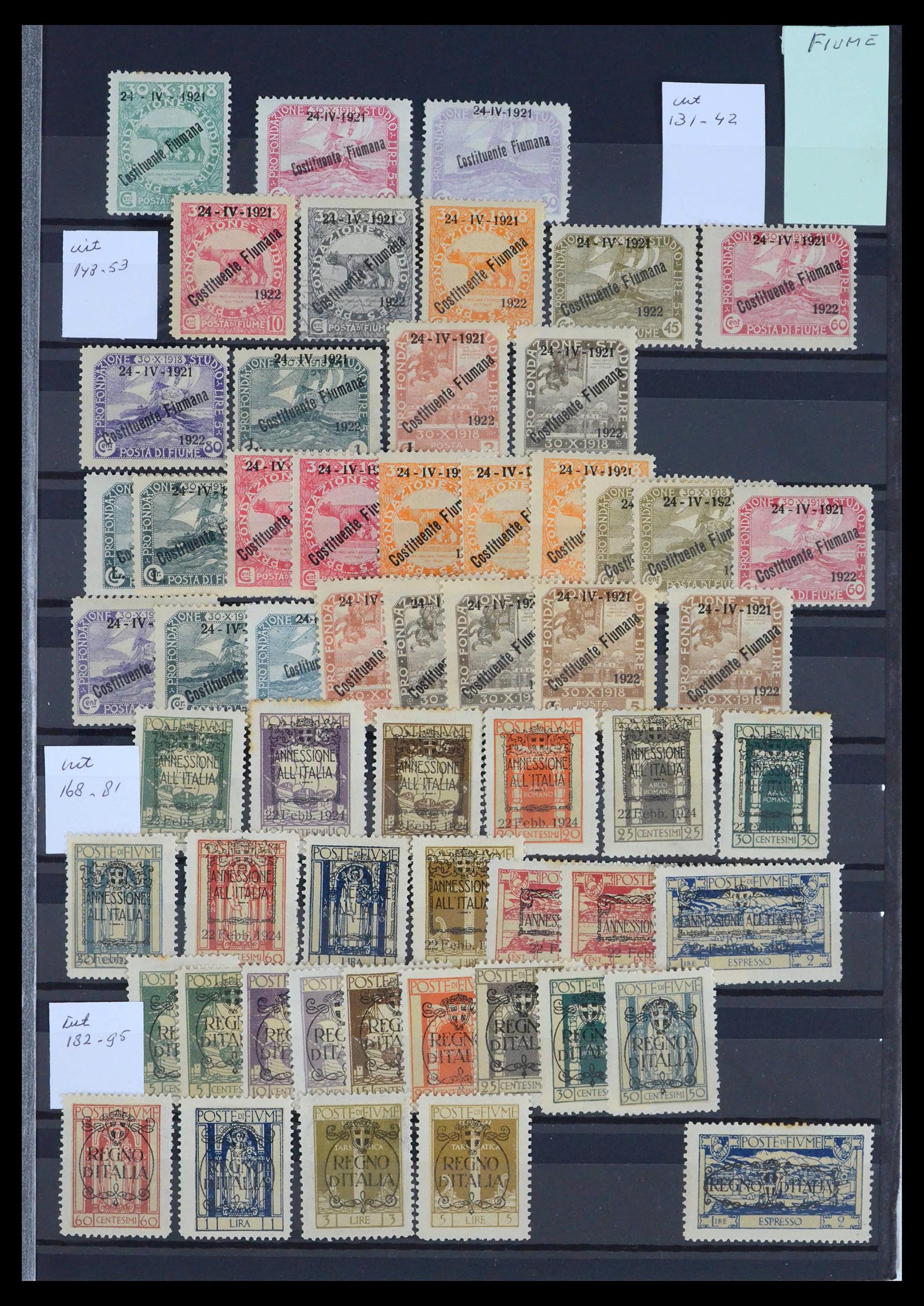 39453 0001 - Postzegelverzameling 39453 Italiaanse gebieden 1920-1970.