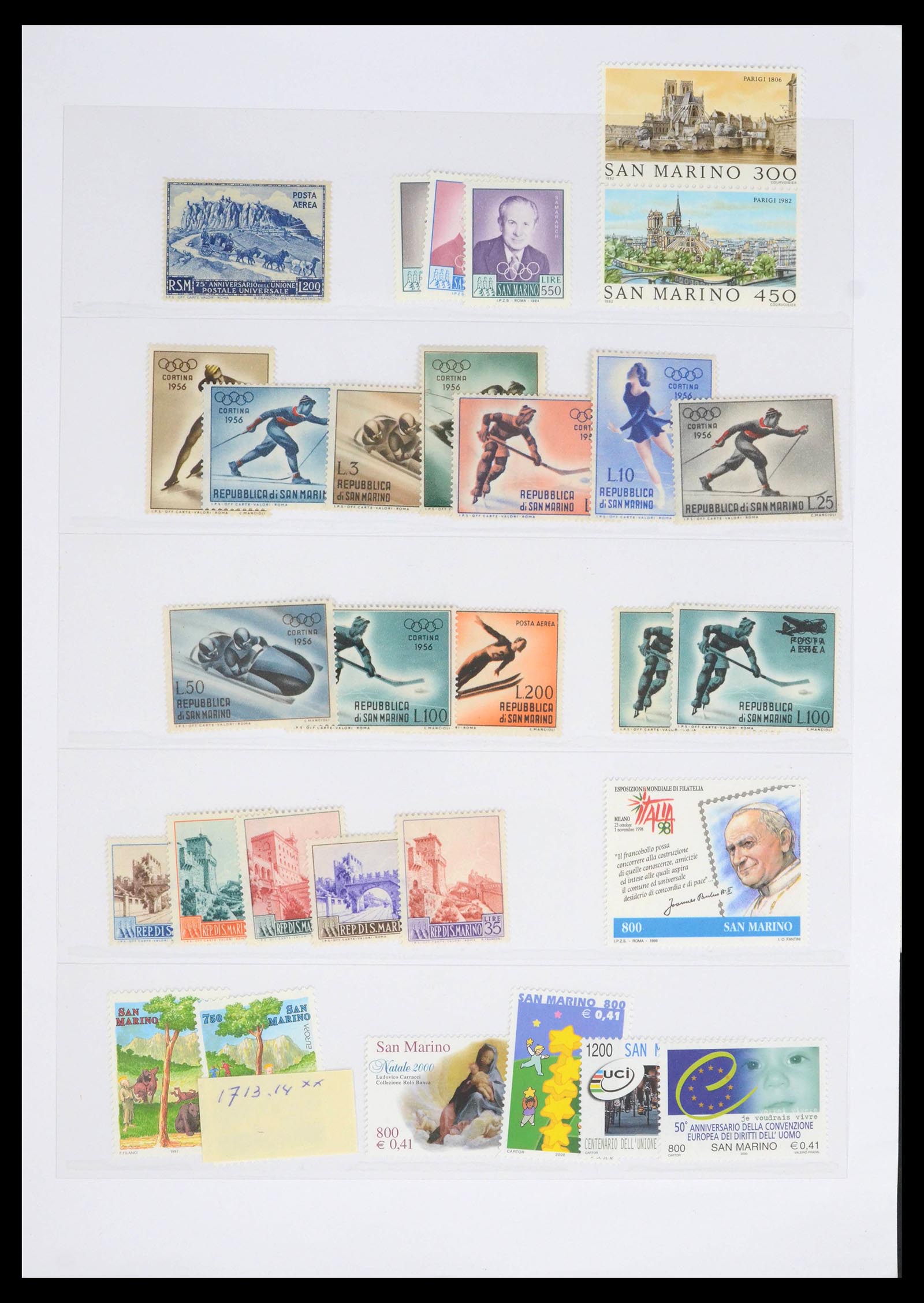 39453 0004 - Postzegelverzameling 39453 Italiaanse gebieden 1920-1970.