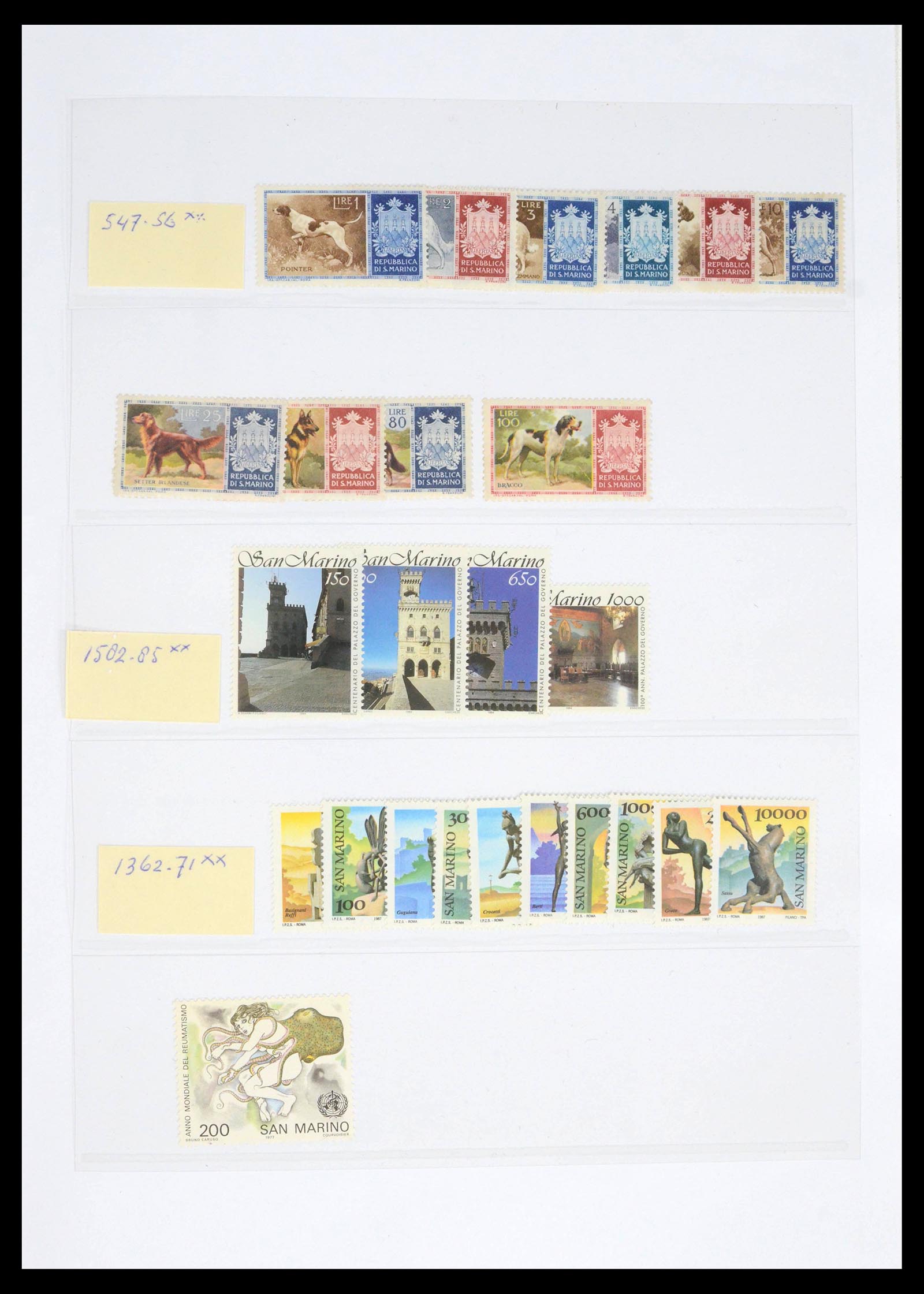 39453 0008 - Postzegelverzameling 39453 Italiaanse gebieden 1920-1970.