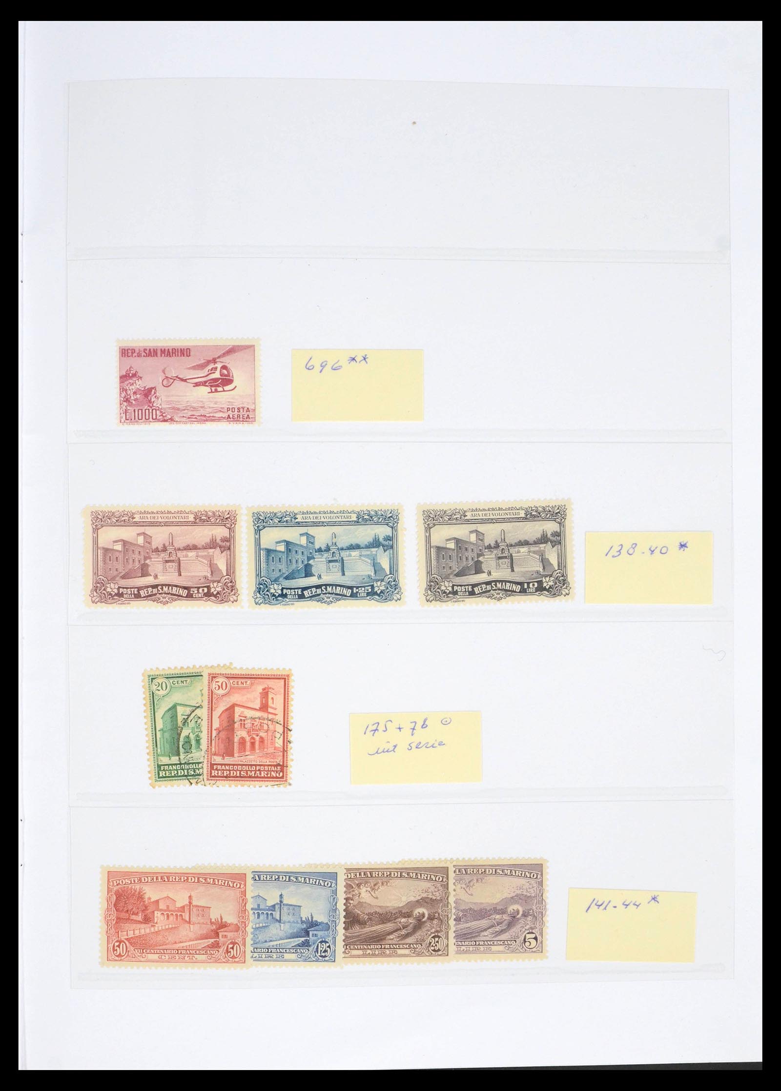39453 0009 - Postzegelverzameling 39453 Italiaanse gebieden 1920-1970.