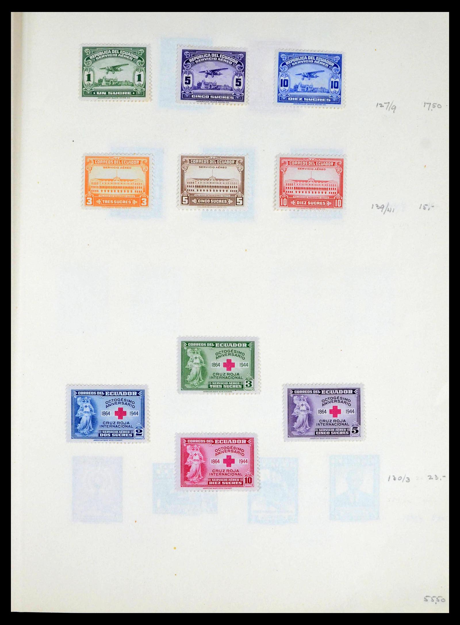 39456 0011 - Postzegelverzameling 39456 Ecuador 1865-1960.
