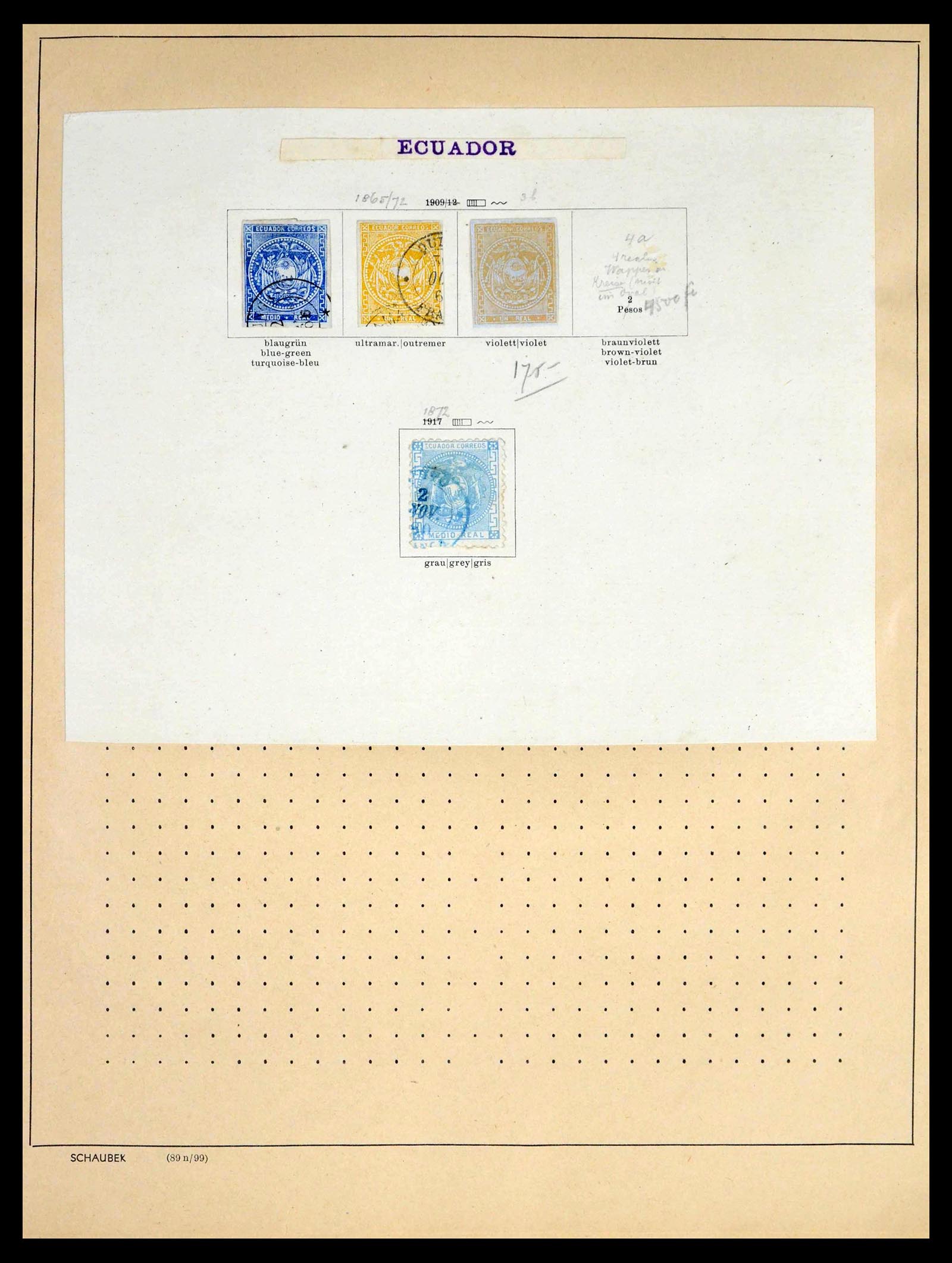 39456 0028 - Postzegelverzameling 39456 Ecuador 1865-1960.