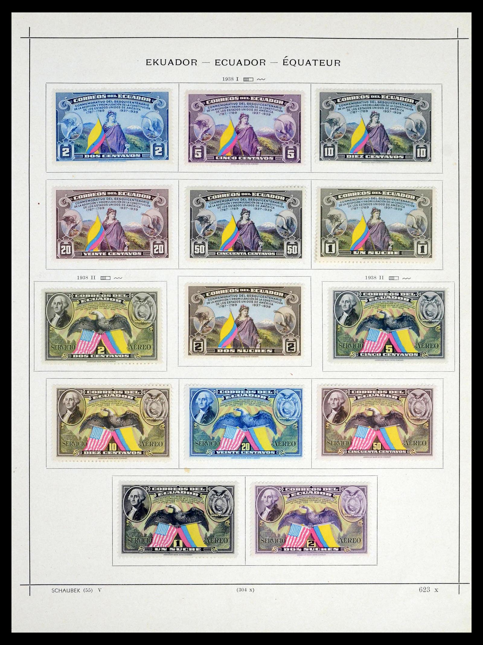 39456 0052 - Postzegelverzameling 39456 Ecuador 1865-1960.