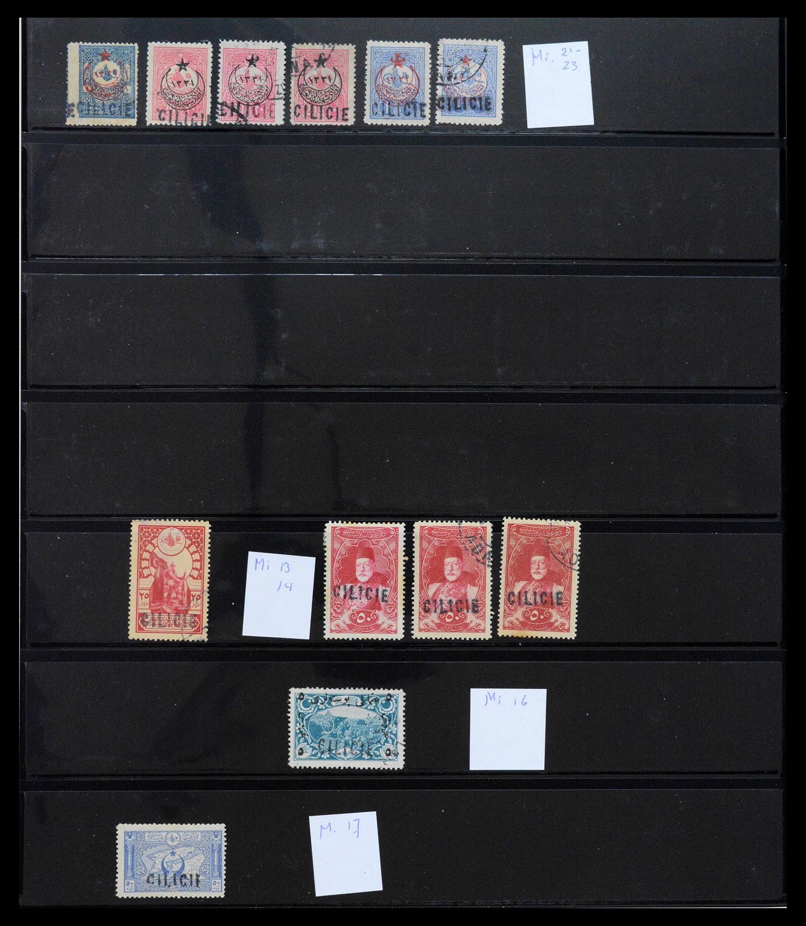 39457 0002 - Postzegelverzameling 39457 Cilicië 1919-1921.