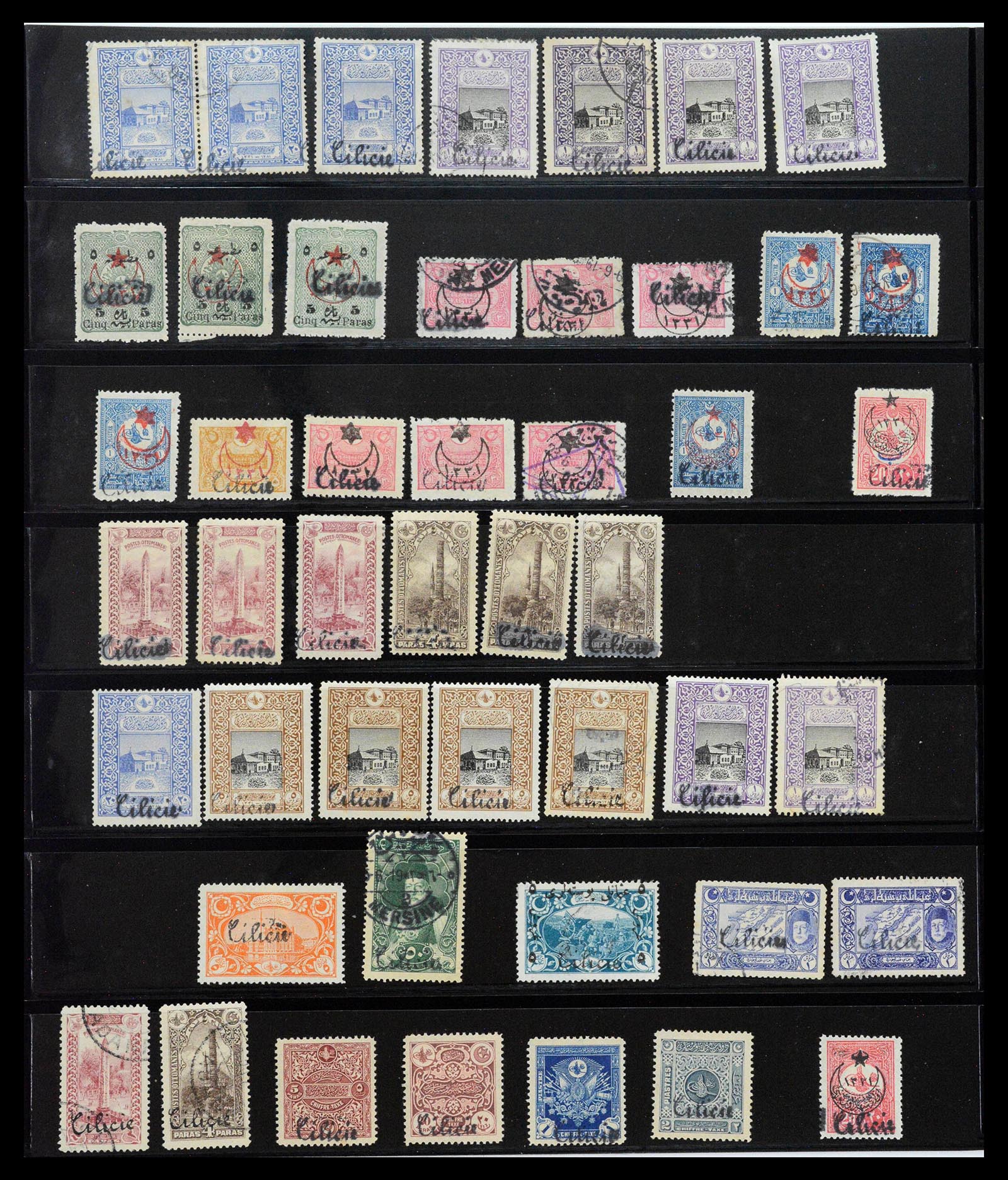 39457 0005 - Postzegelverzameling 39457 Cilicië 1919-1921.