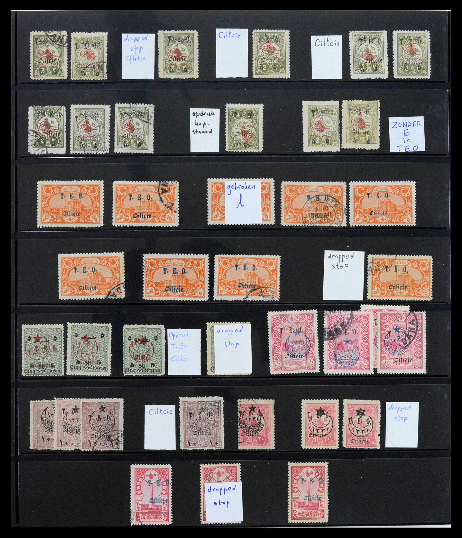 39457 0006 - Postzegelverzameling 39457 Cilicië 1919-1921.