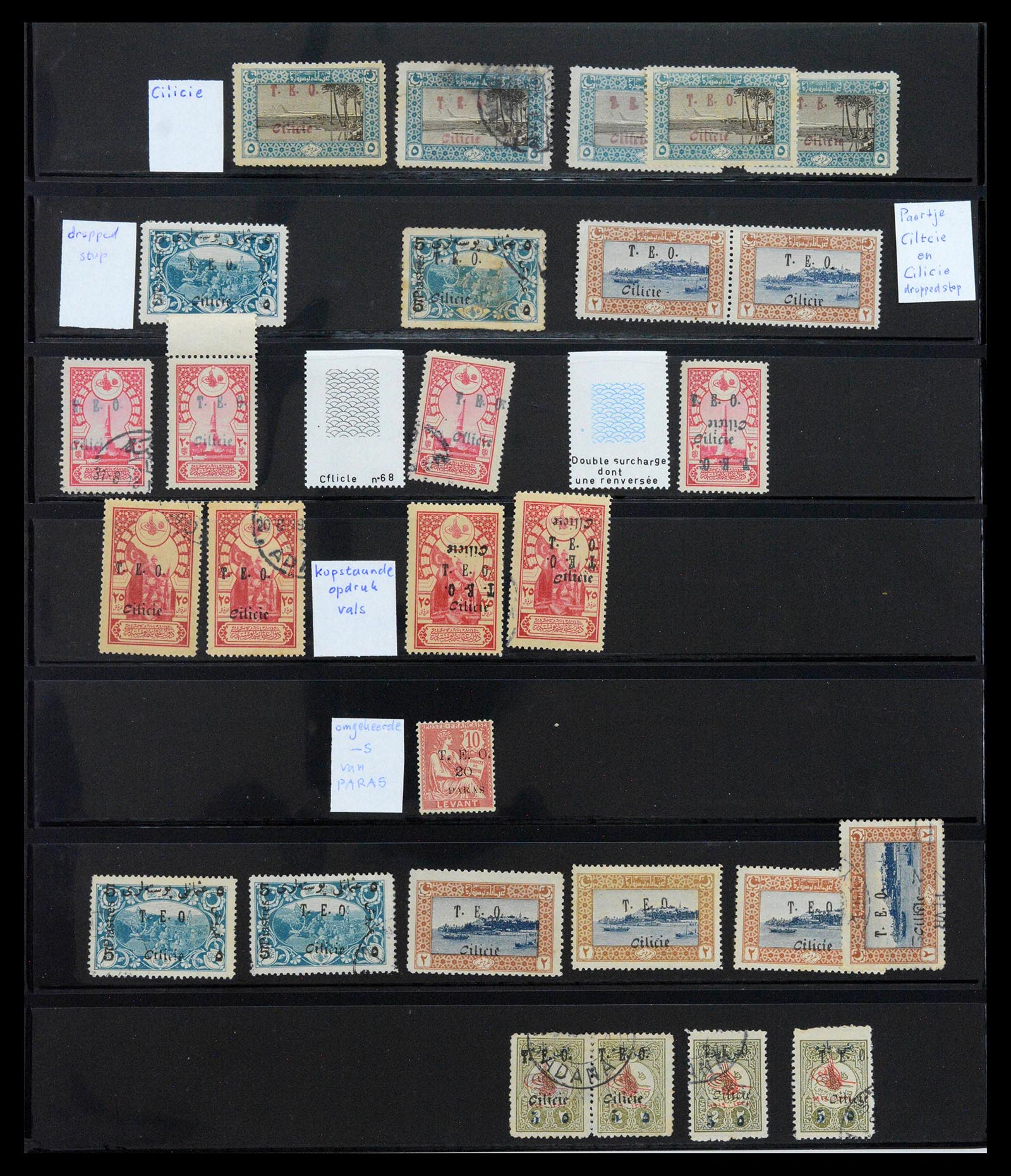 39457 0007 - Postzegelverzameling 39457 Cilicië 1919-1921.
