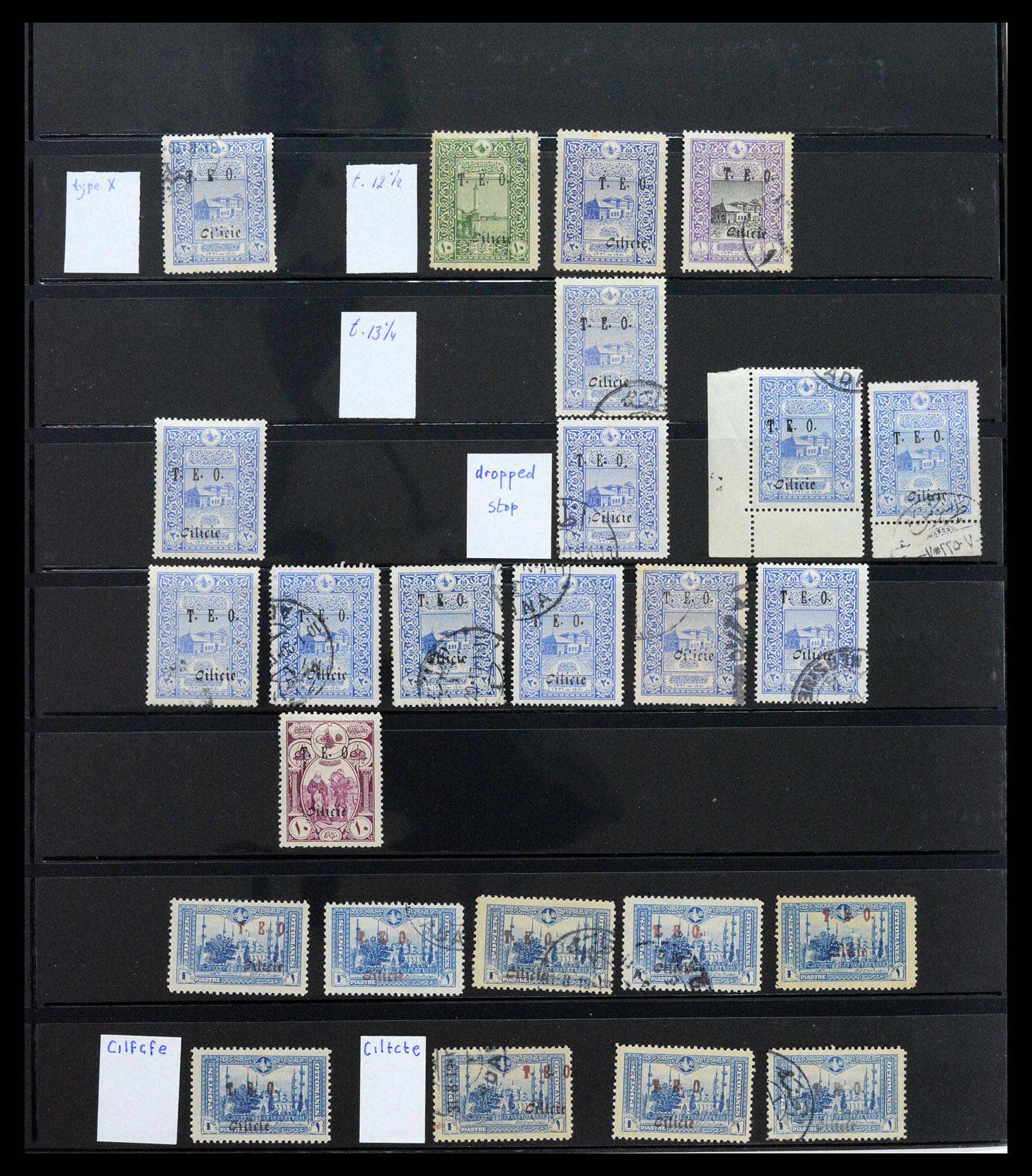 39457 0008 - Stamp collection 39457 Cilicia 1919-1921.