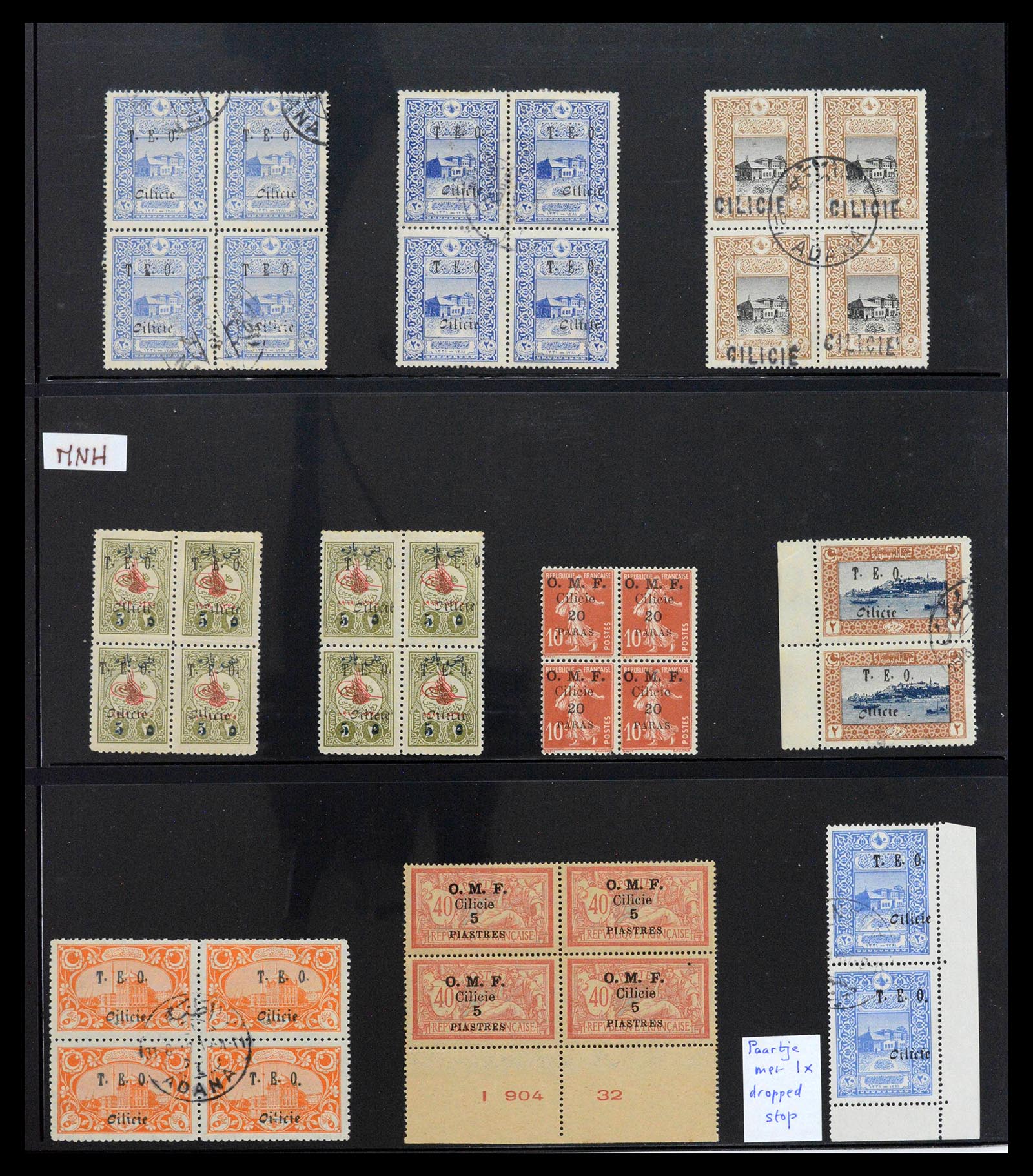39457 0010 - Postzegelverzameling 39457 Cilicië 1919-1921.