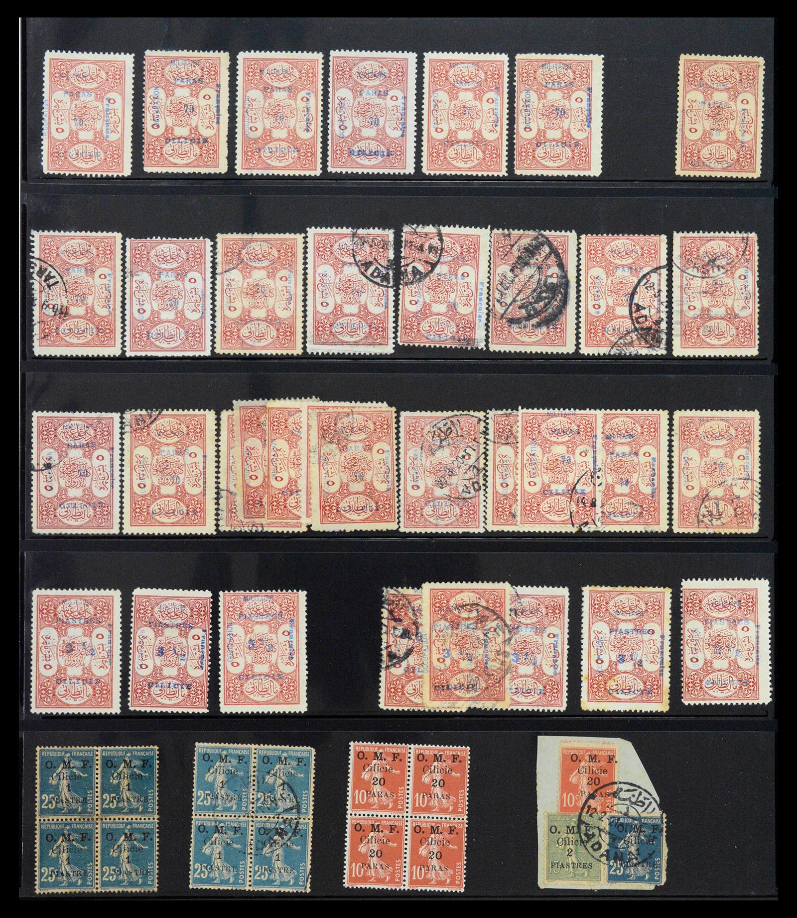 39457 0013 - Postzegelverzameling 39457 Cilicië 1919-1921.