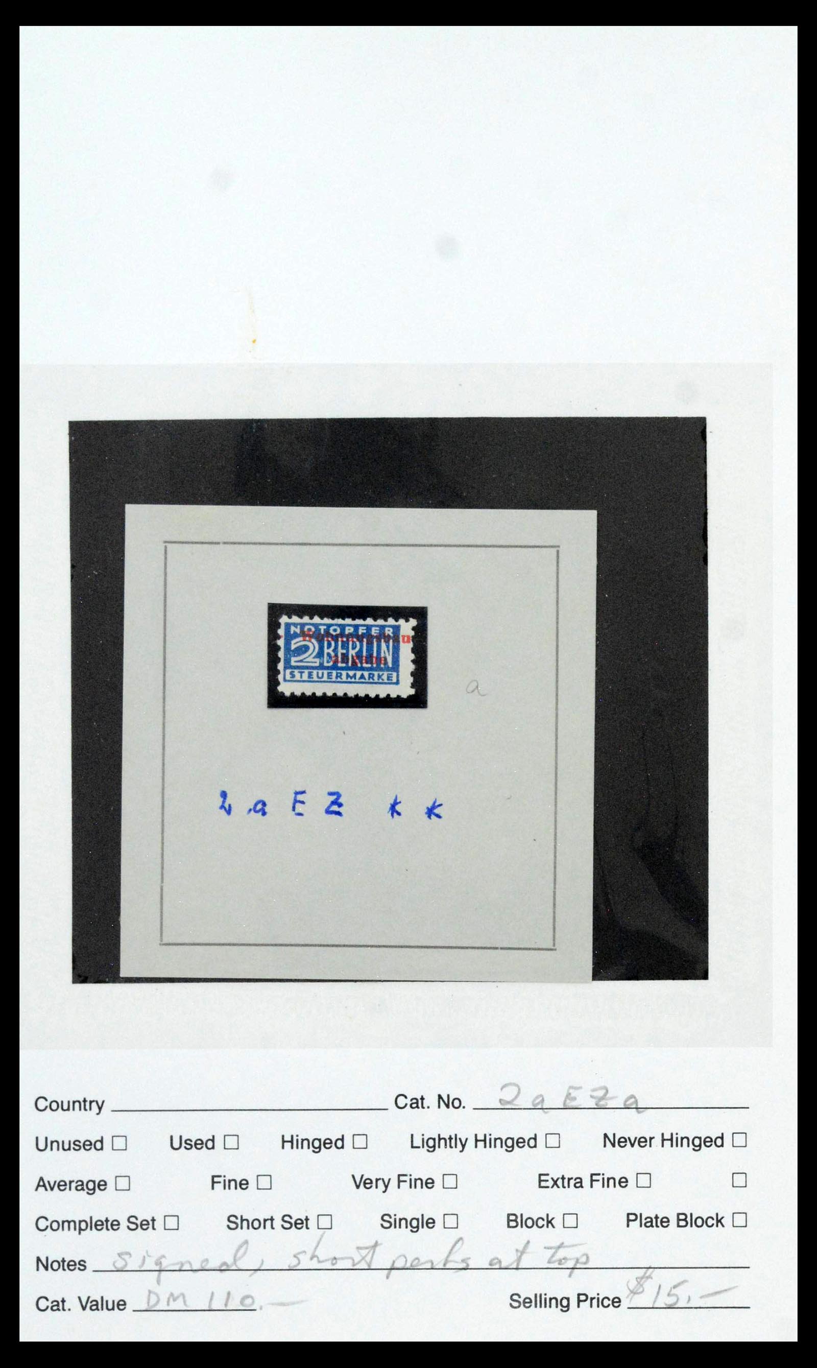 39459 0057 - Stamp collection 39459 Berlin notopfer 1948-1949.