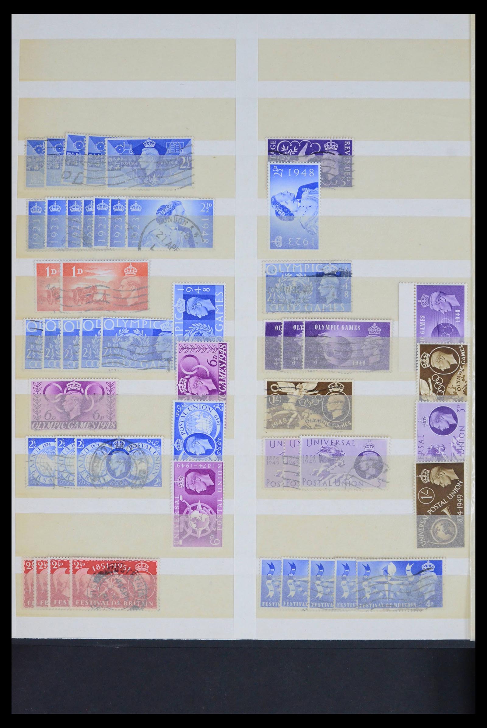 39461 0002 - Postzegelverzameling 39461 Engeland 1929-1992.