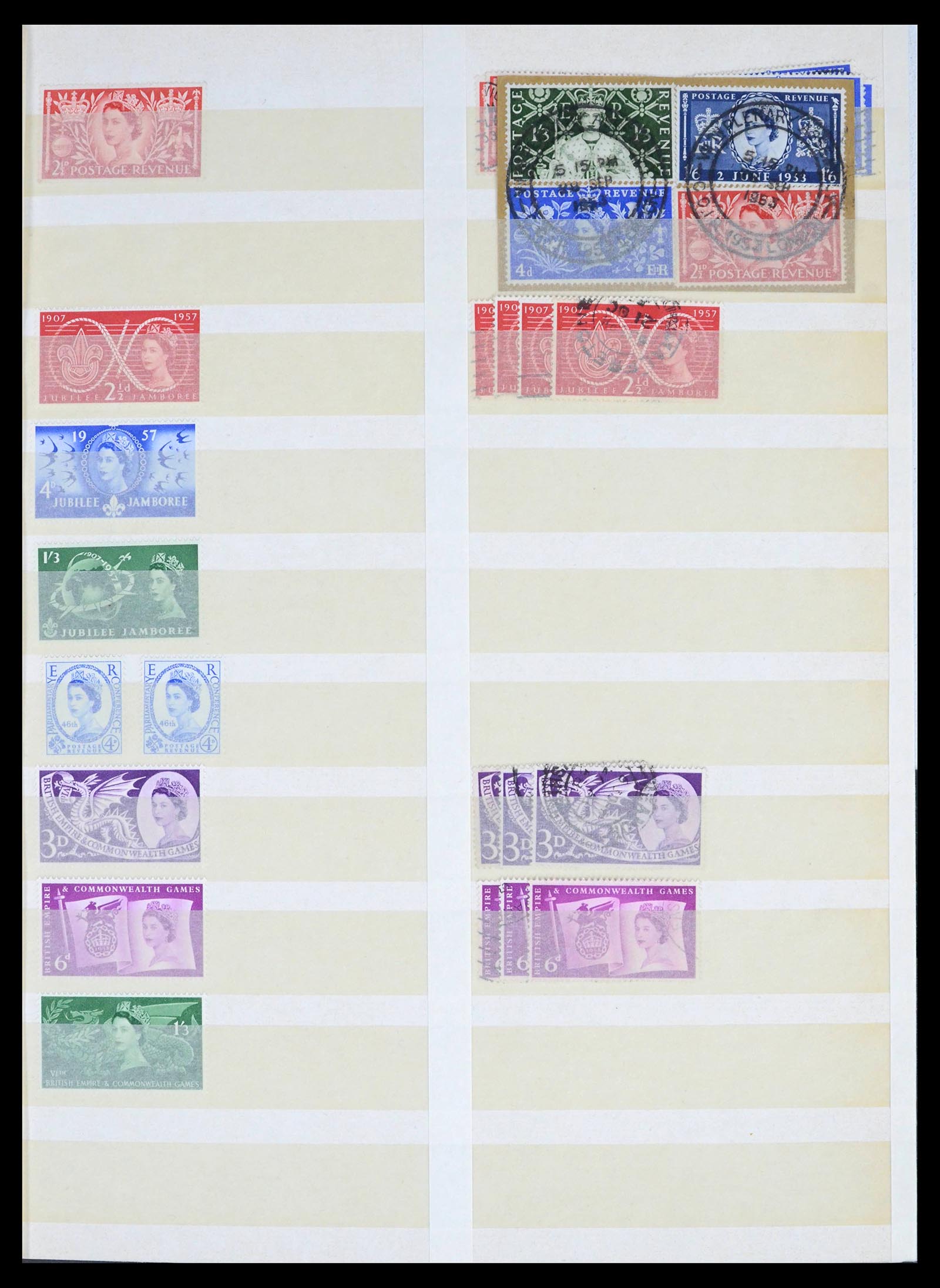 39461 0003 - Postzegelverzameling 39461 Engeland 1929-1992.