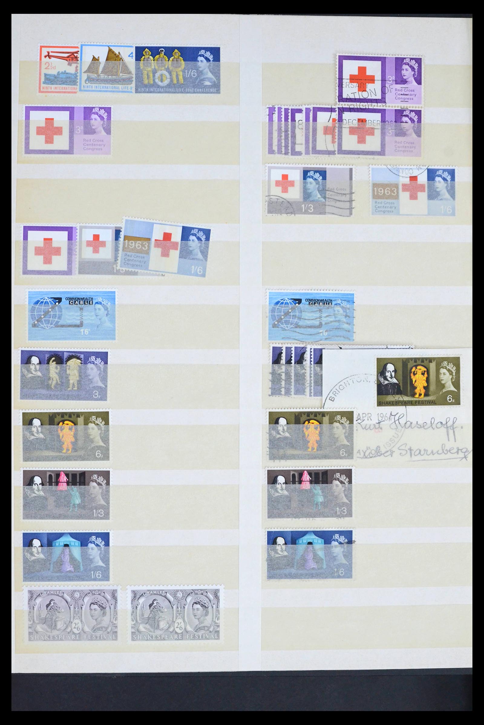 39461 0006 - Postzegelverzameling 39461 Engeland 1929-1992.