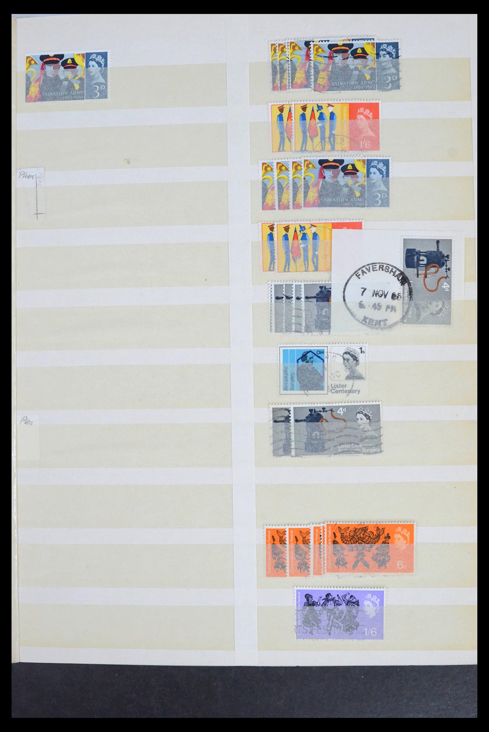 39461 0009 - Postzegelverzameling 39461 Engeland 1929-1992.