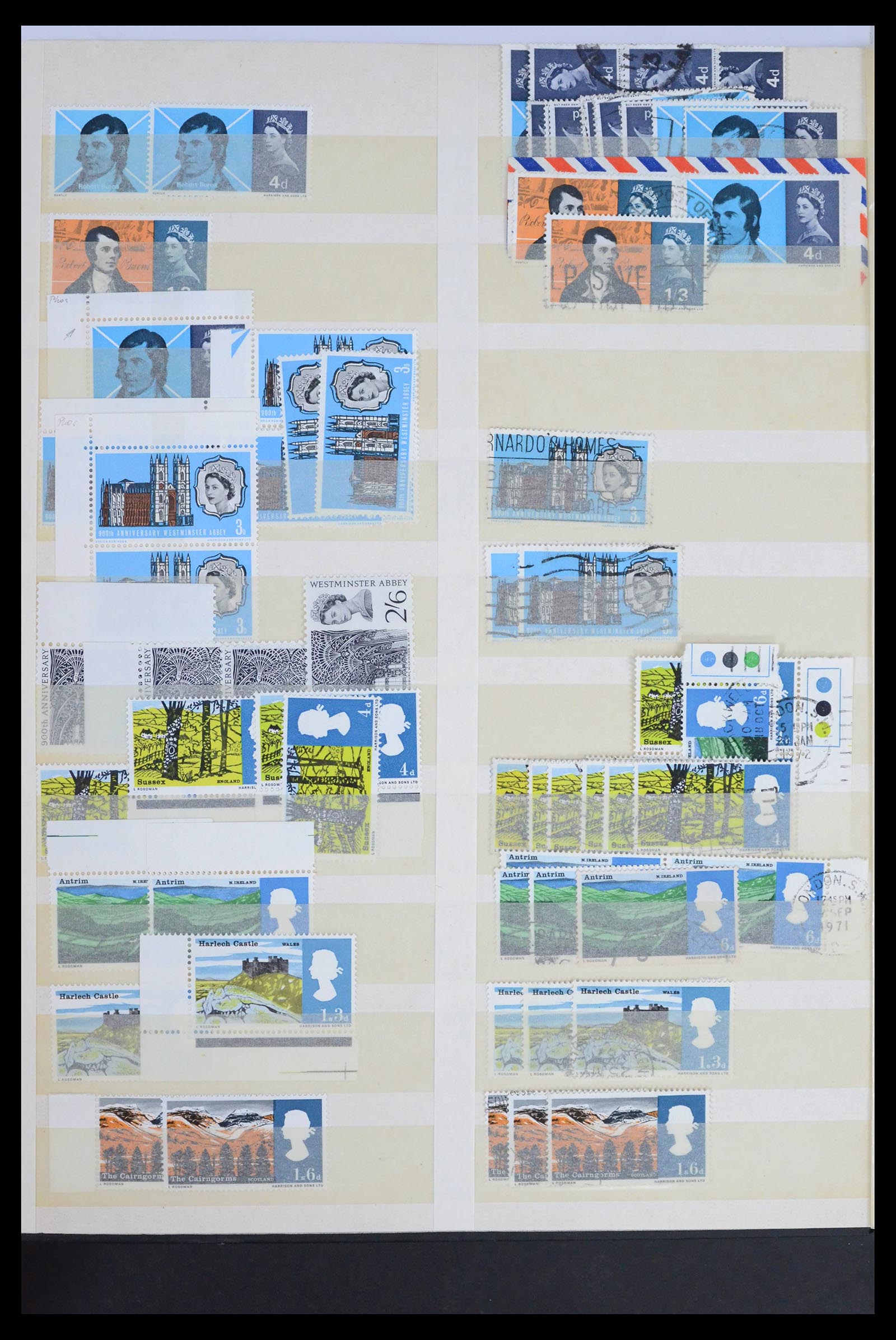 39461 0012 - Postzegelverzameling 39461 Engeland 1929-1992.
