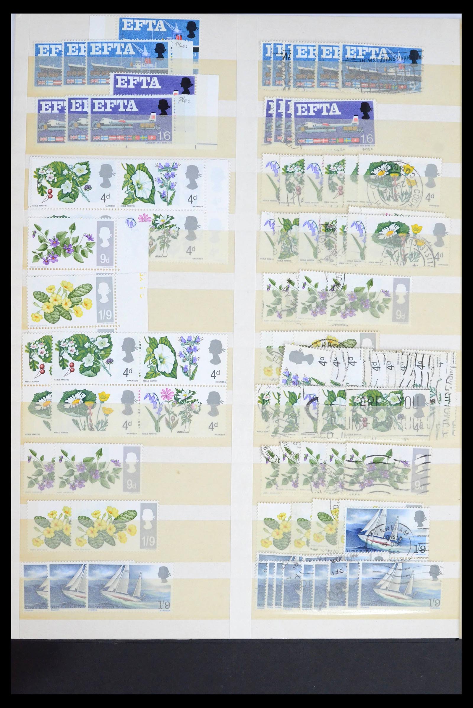 39461 0016 - Postzegelverzameling 39461 Engeland 1929-1992.