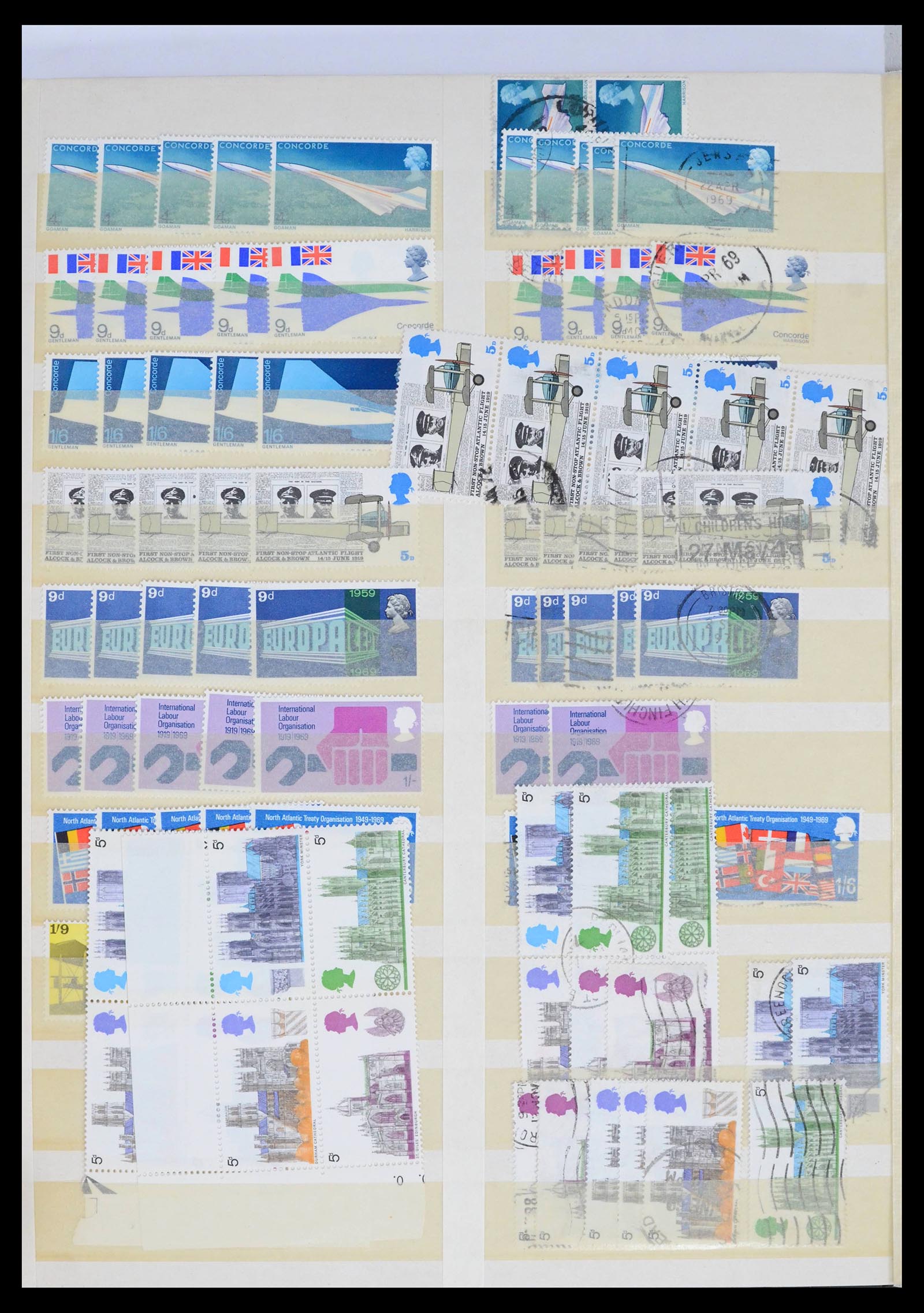 39461 0020 - Postzegelverzameling 39461 Engeland 1929-1992.