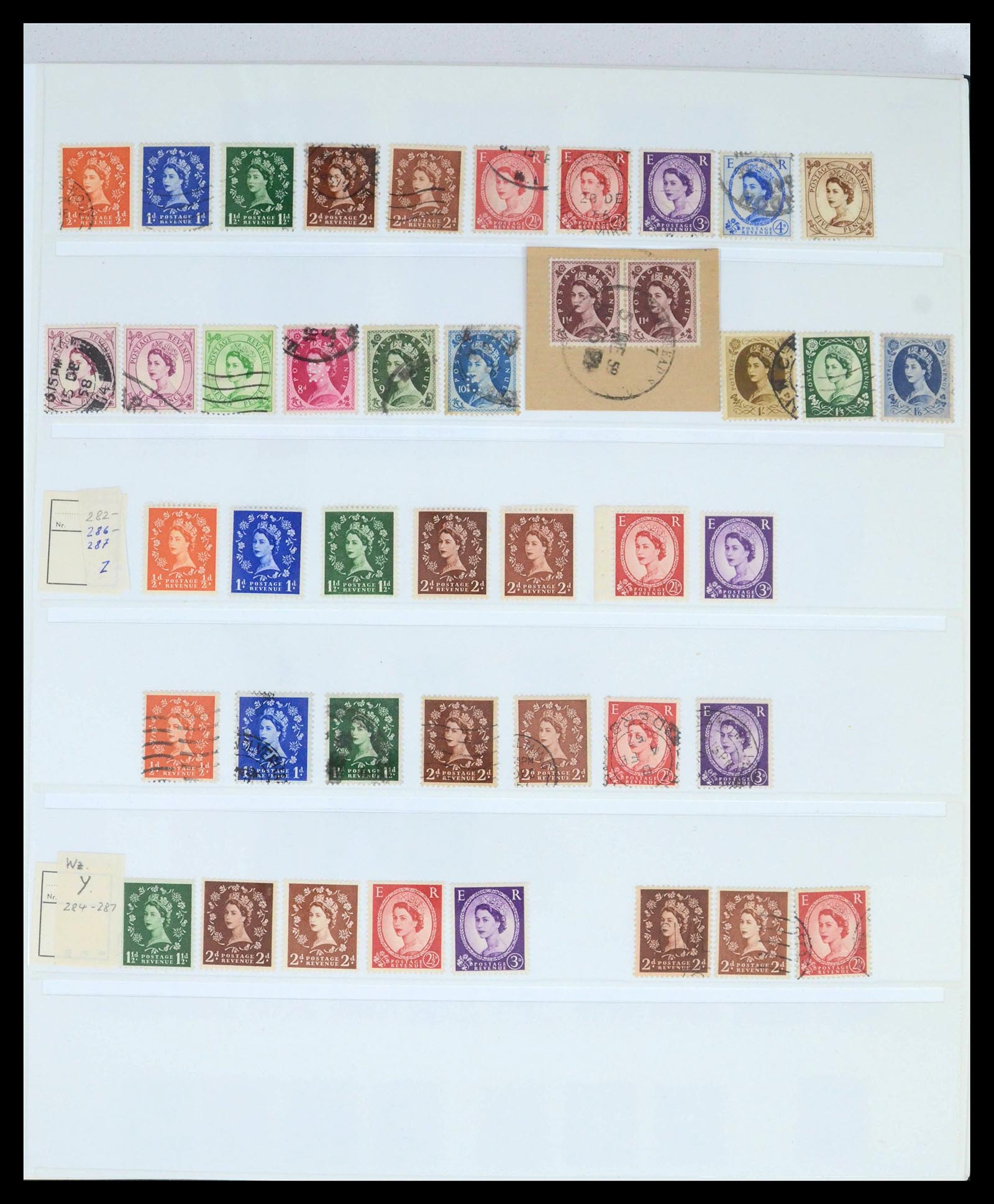 39462 0003 - Postzegelverzameling 39462 Engeland 1952-1981.