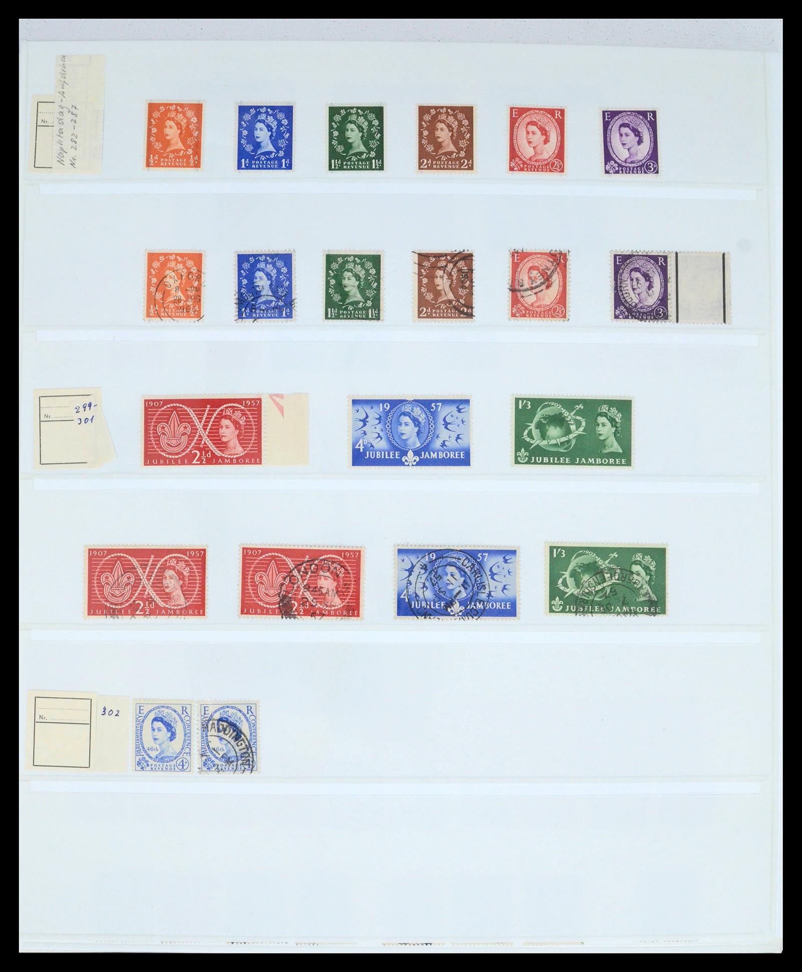39462 0004 - Postzegelverzameling 39462 Engeland 1952-1981.