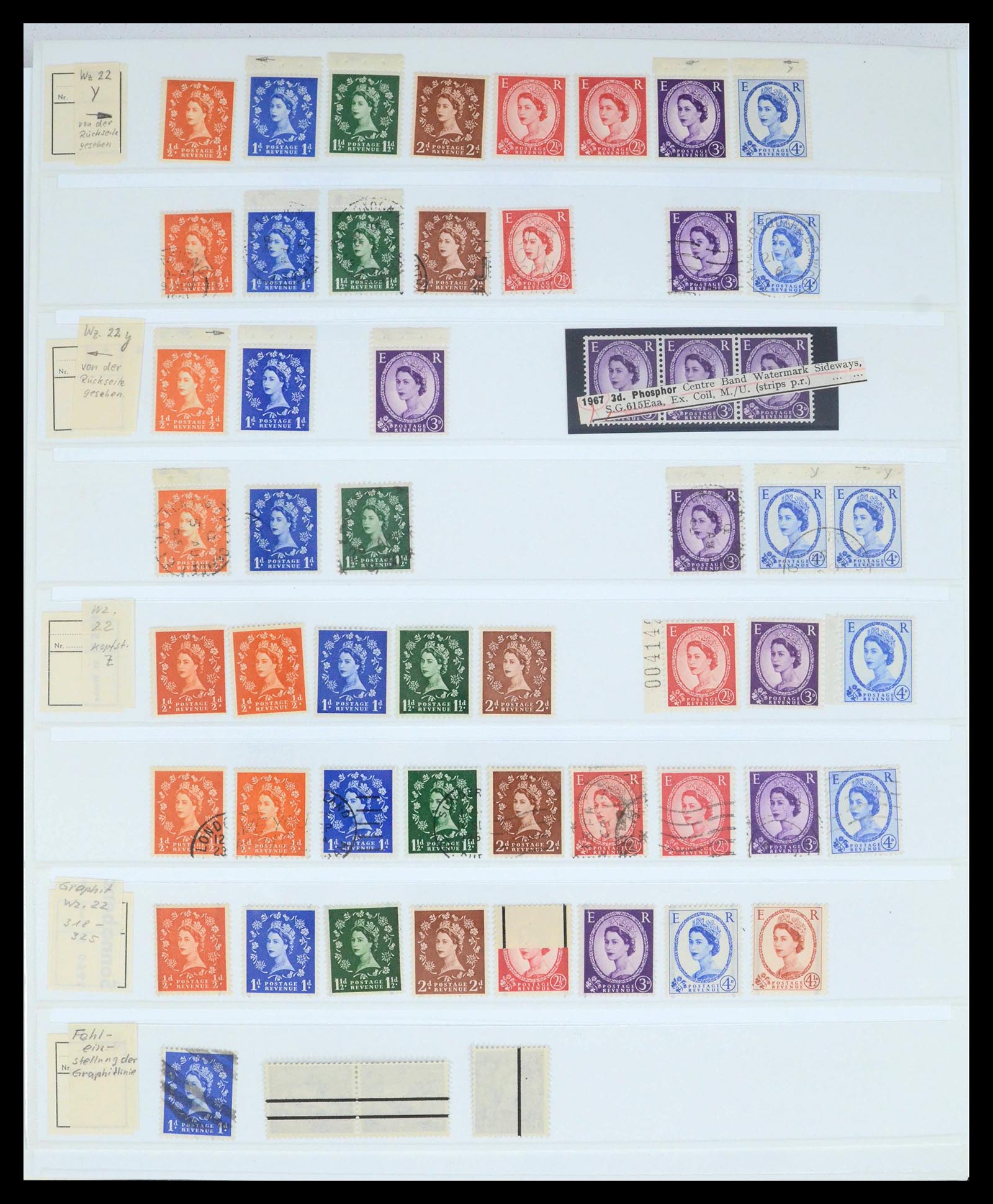 39462 0006 - Postzegelverzameling 39462 Engeland 1952-1981.